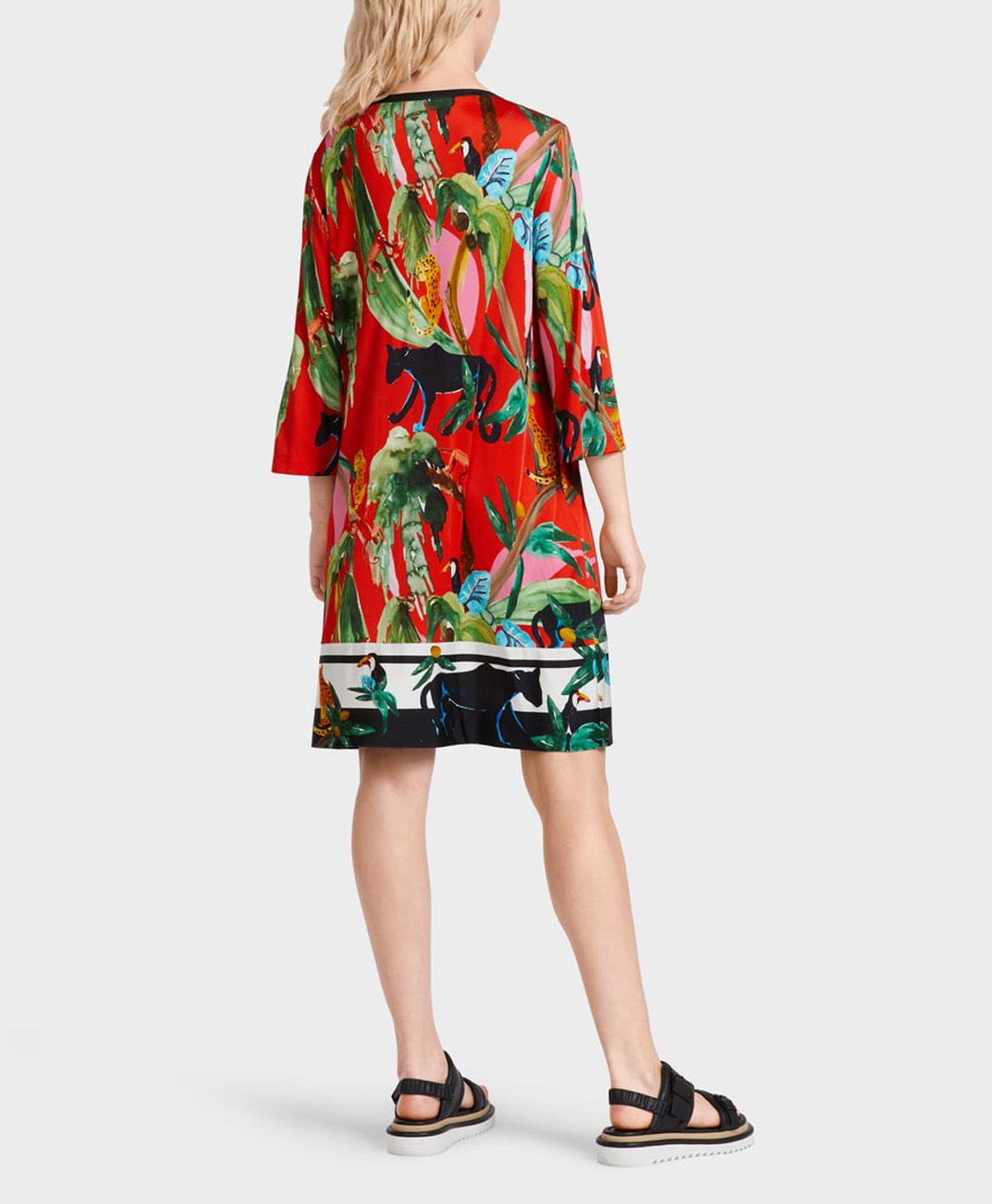 Marccain Additions Jurk Ua 21.17 J39 midden rood