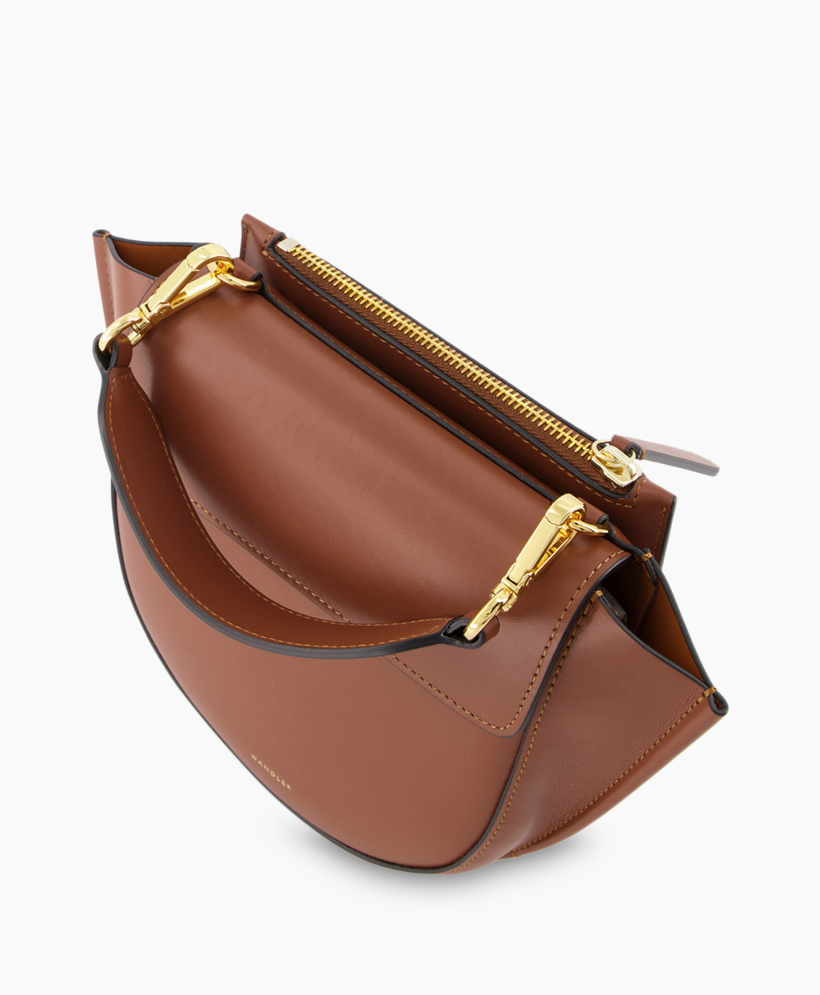 Wandler Tas Hortensia Bag Mini Bruin