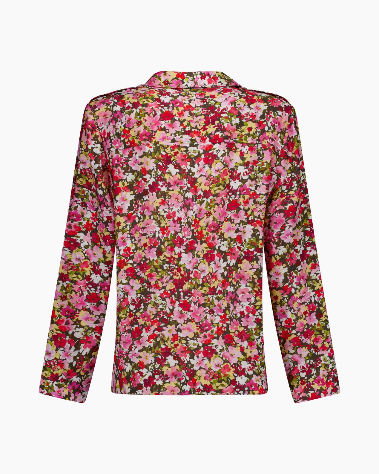 blouse, floral, long-sleeve, shirt, patterned