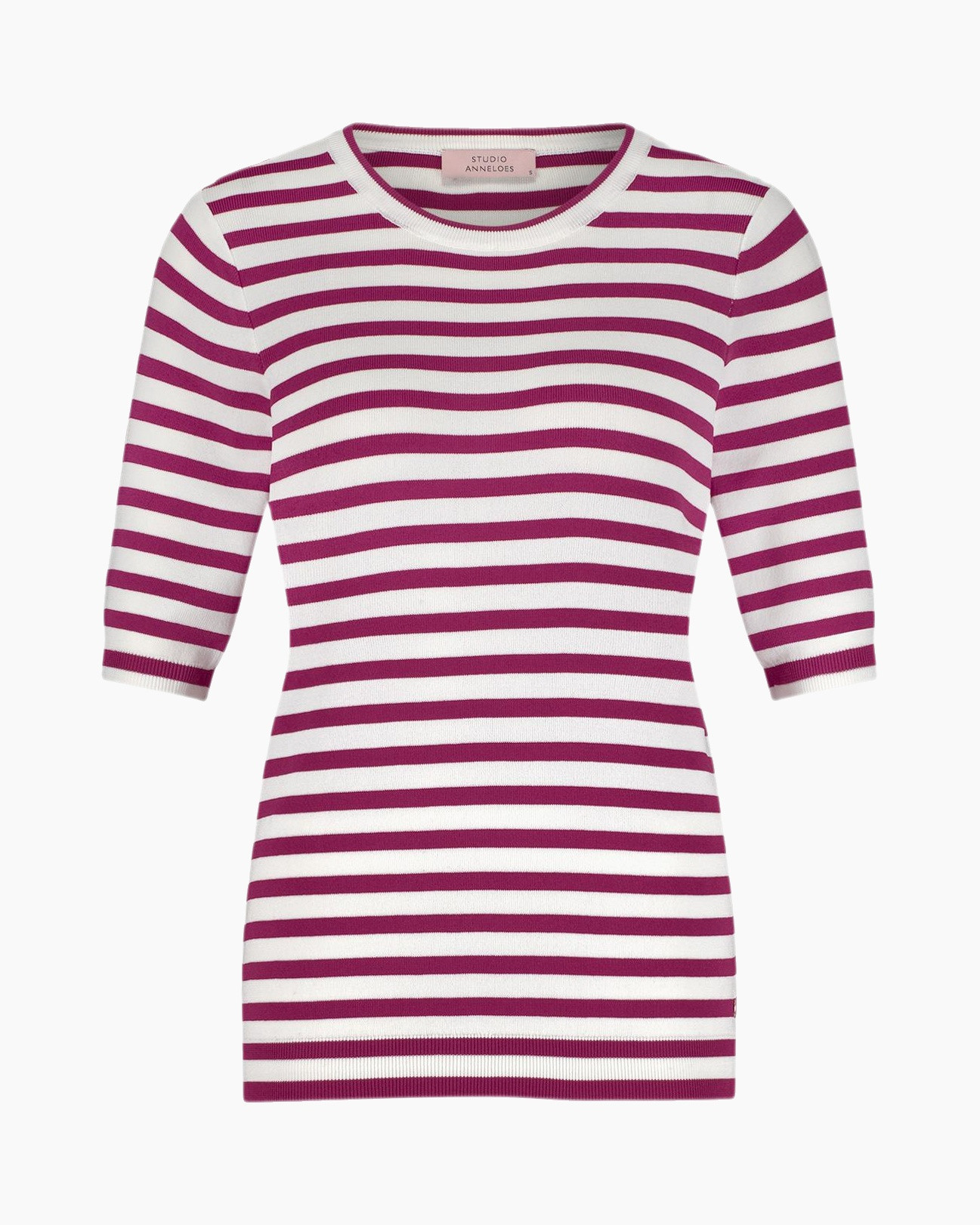 Pullover Luna Ssl Stripe Roze
