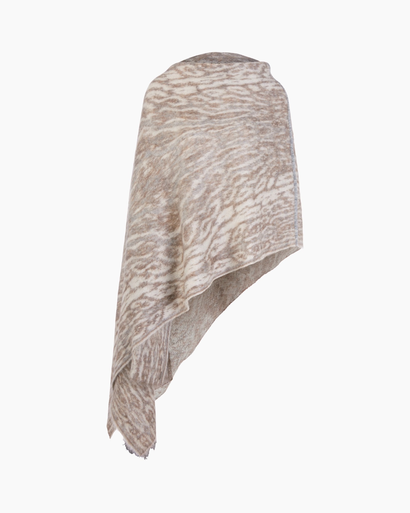 sjaal, wrap, breiwerk, patroon, beige