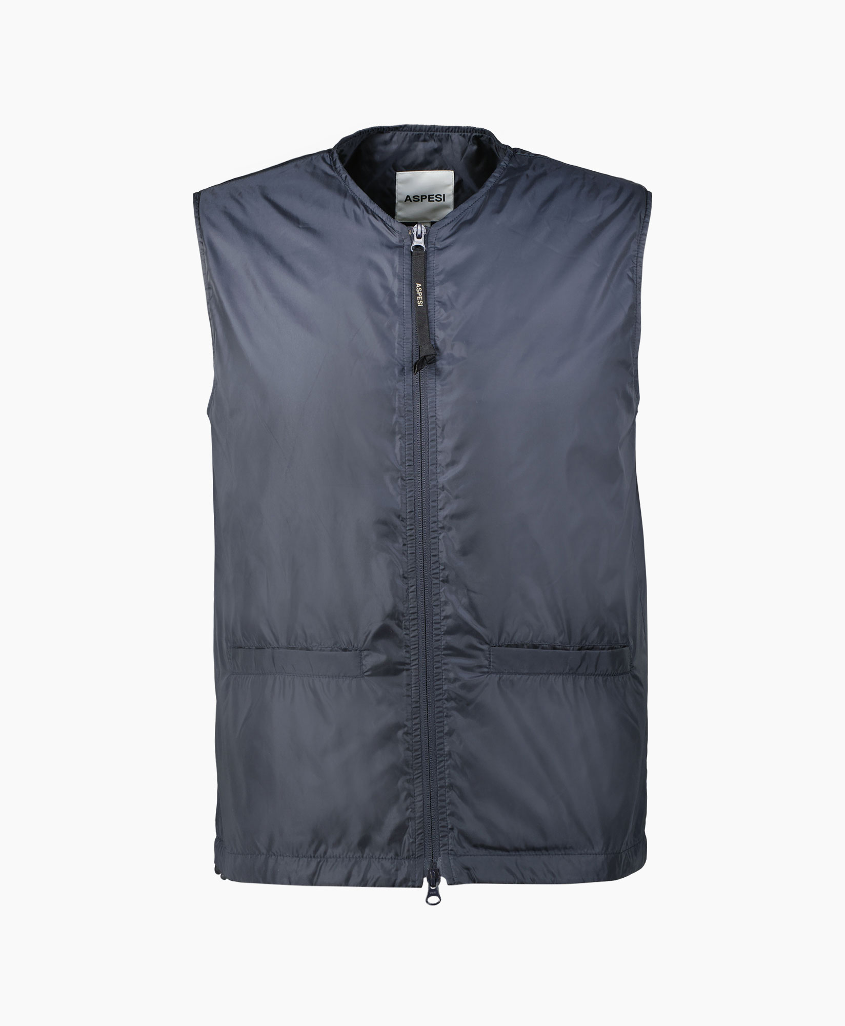 Aspesi Heren Bodywarmer Gilet Minimo Blauw