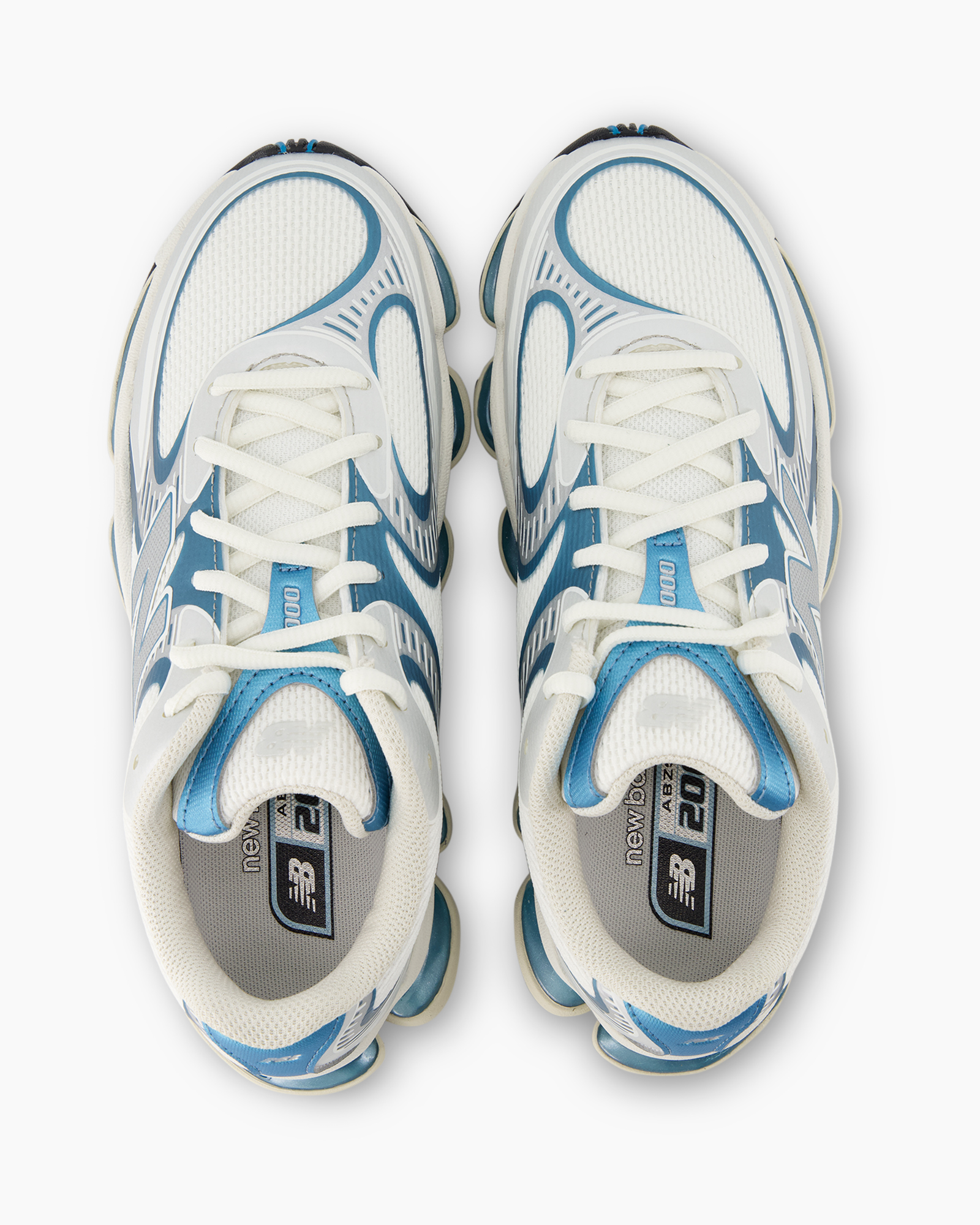 sneakers, sportschoenen, witblauw, mesh, vuilen?
