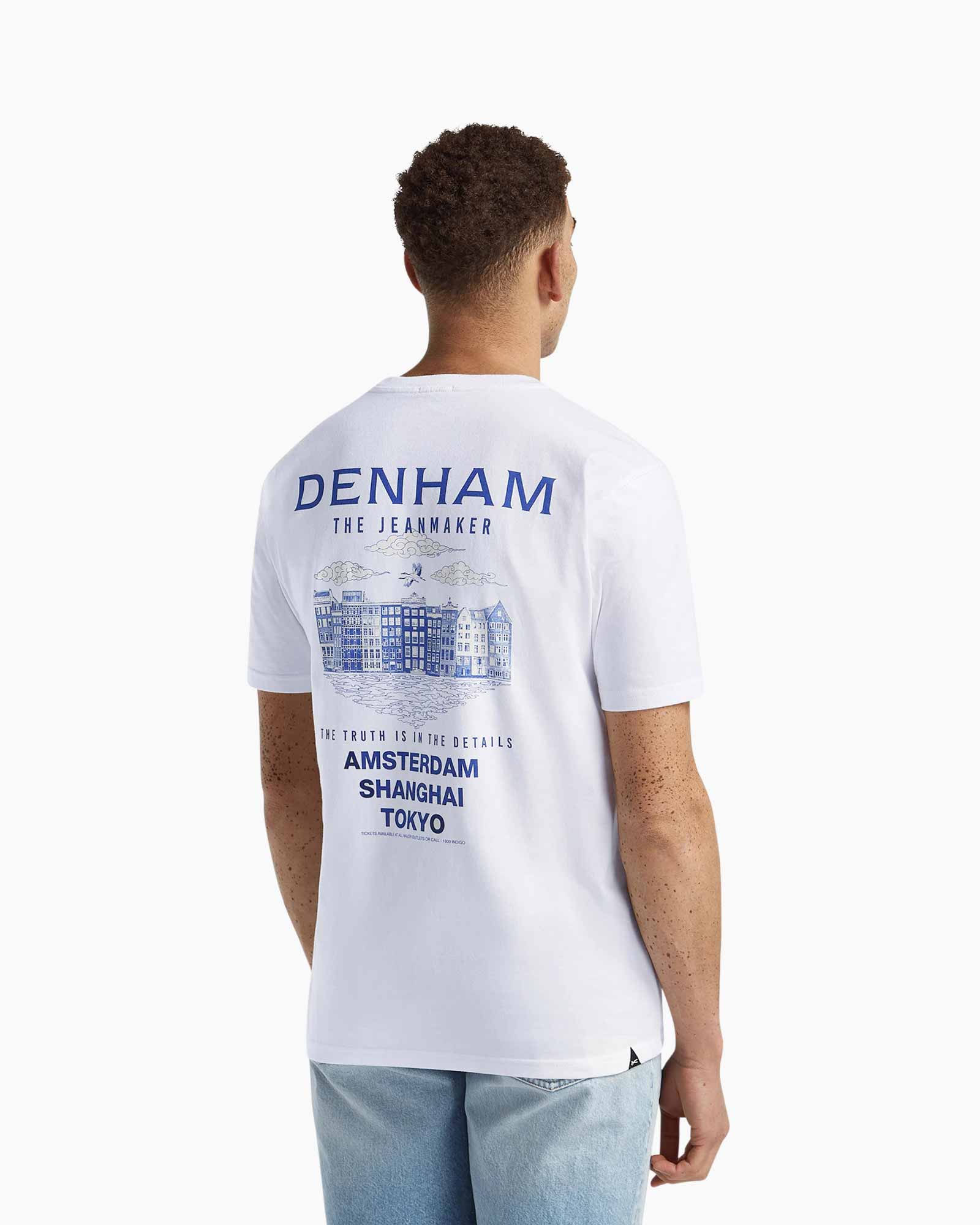 Amsterdam Skyline Tee Hcj Wit