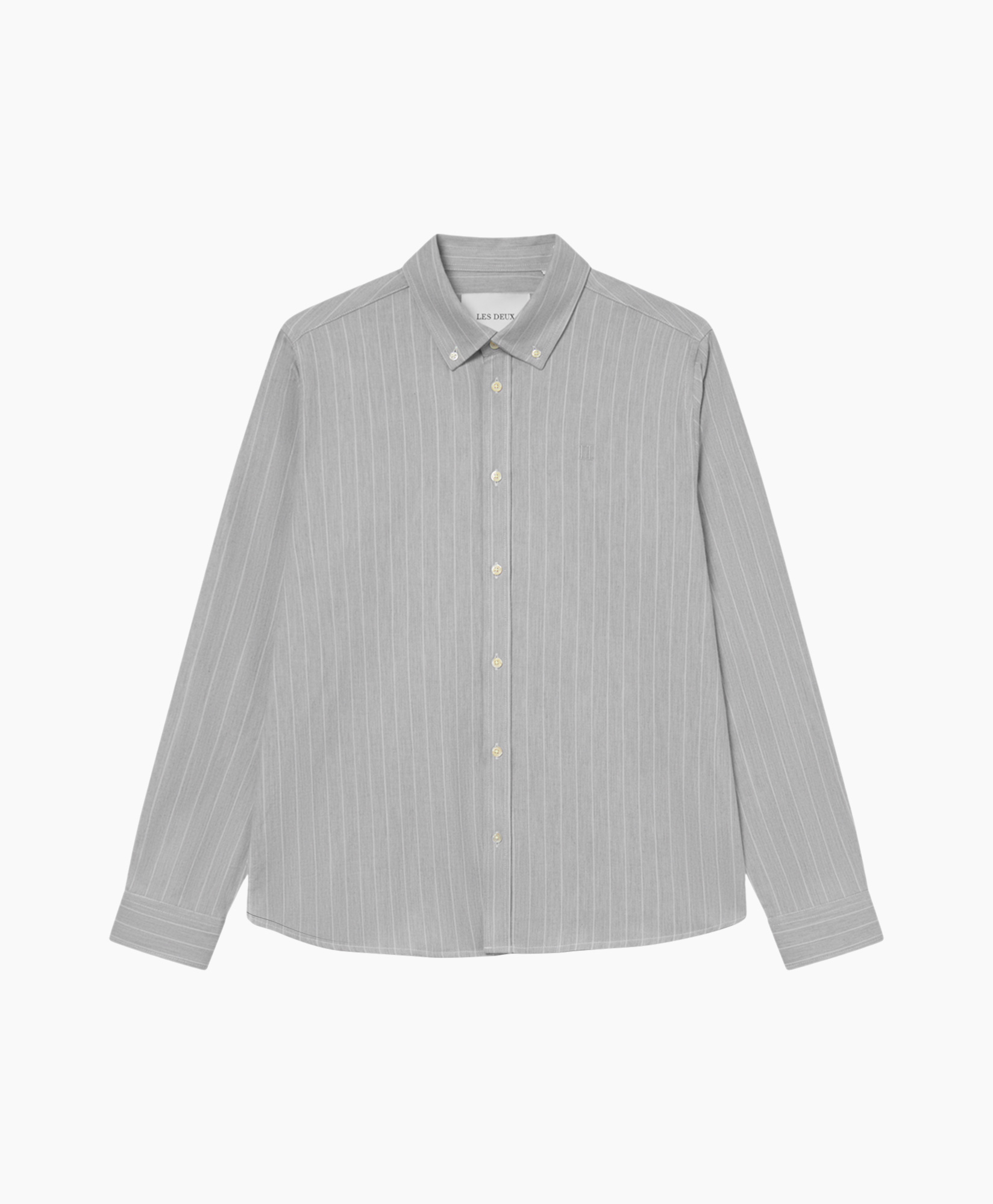 Overhemd Desert Reg Stripe Grijs