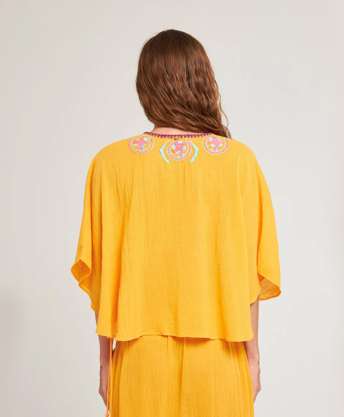 Antik Batik Blouse Magoo1mka midden geel