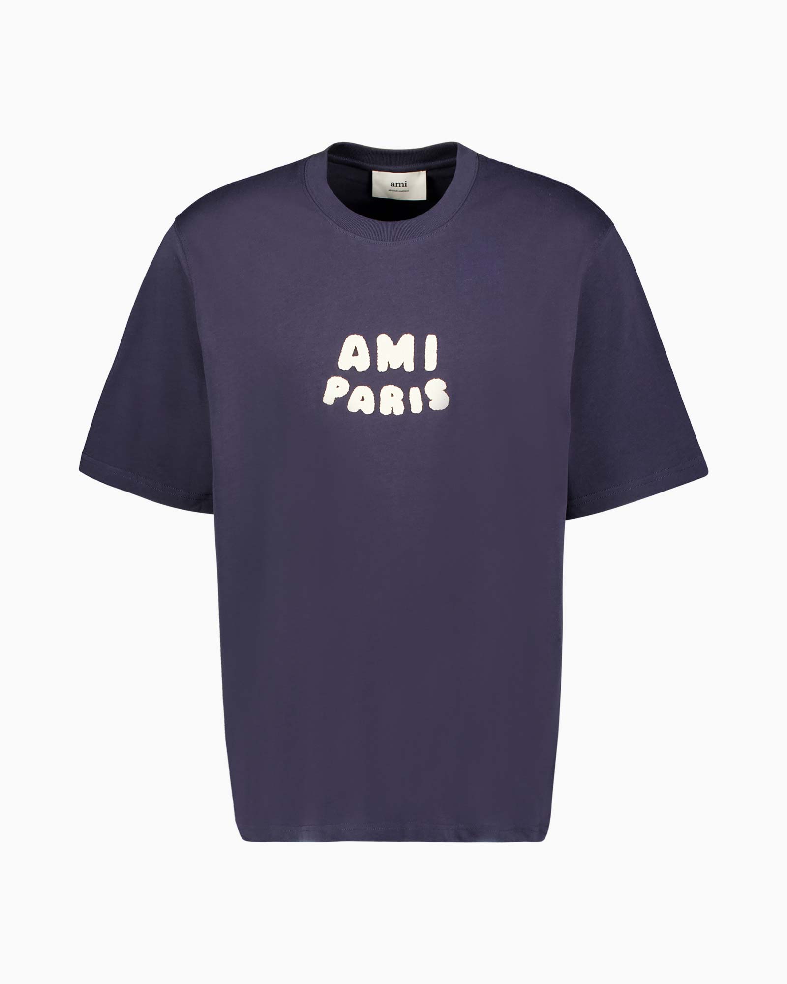 T-shirt Korte Mouw Logo T-shirt Oversized Donker Blauw
