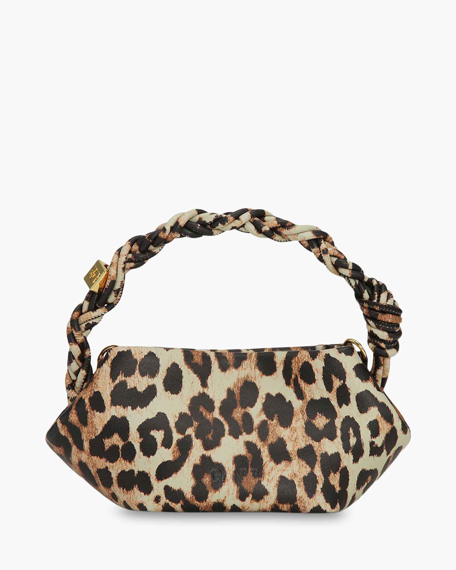 Crossbody Tas Bou Mini Print Bruin