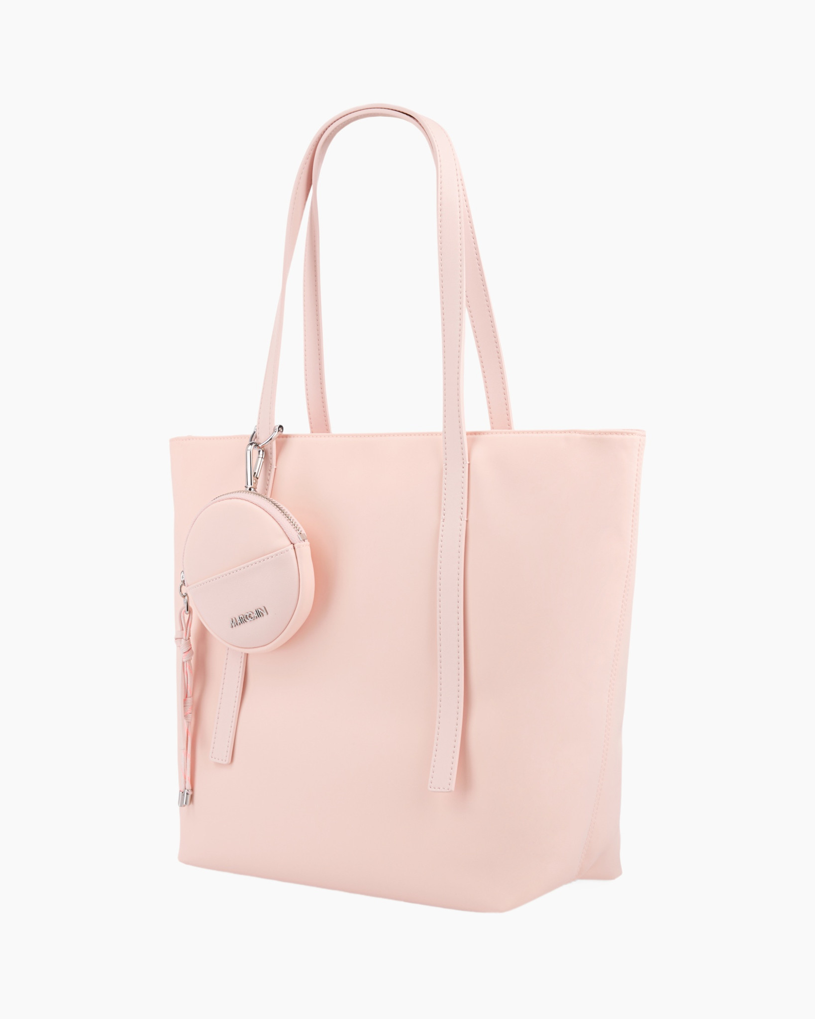 tote tas, roze, twee handvatten, esi accessoire, minimalistisch ontwerp