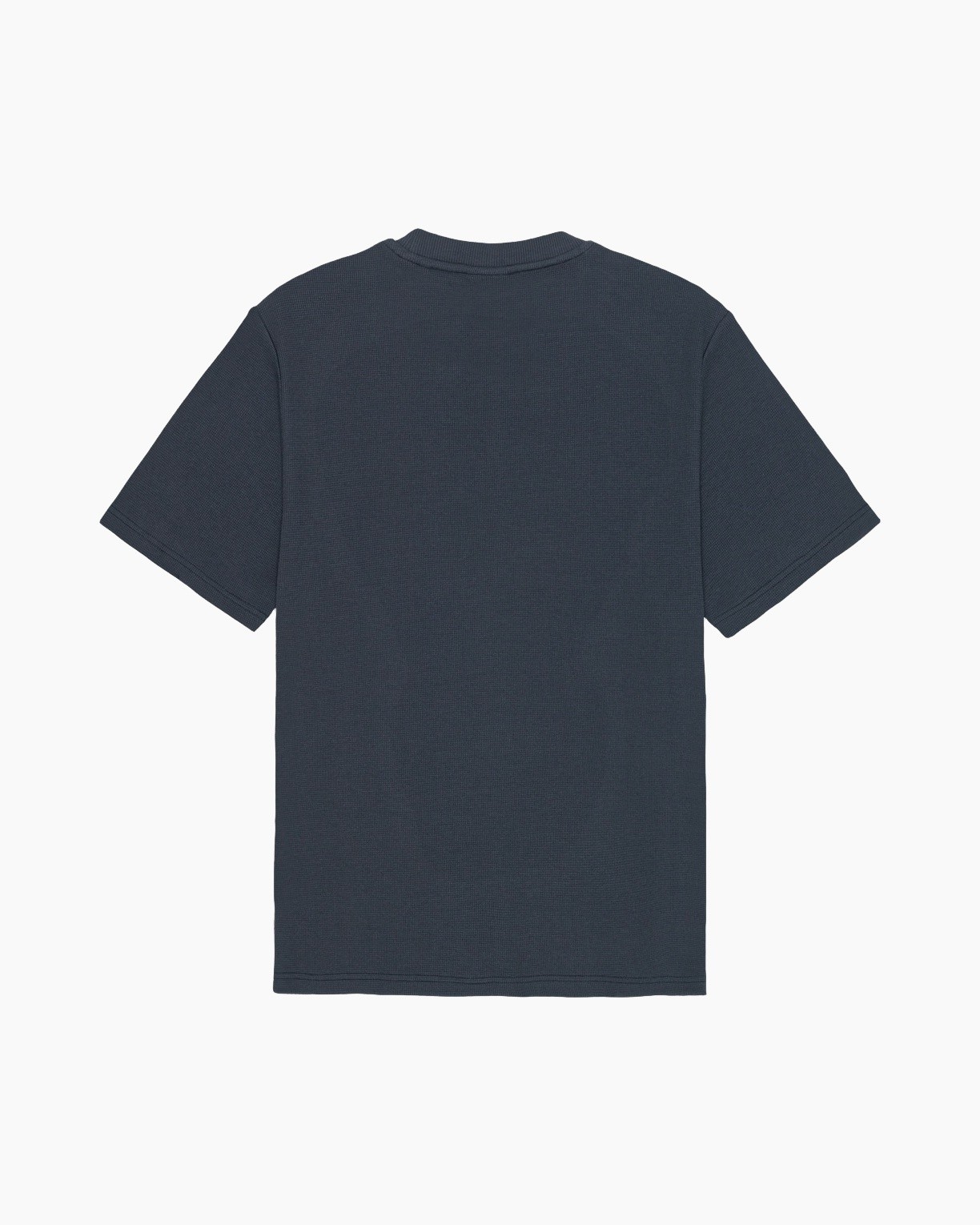 t-shirt, korte mouwen, rond hals, gebreide structuur, effen kleur
