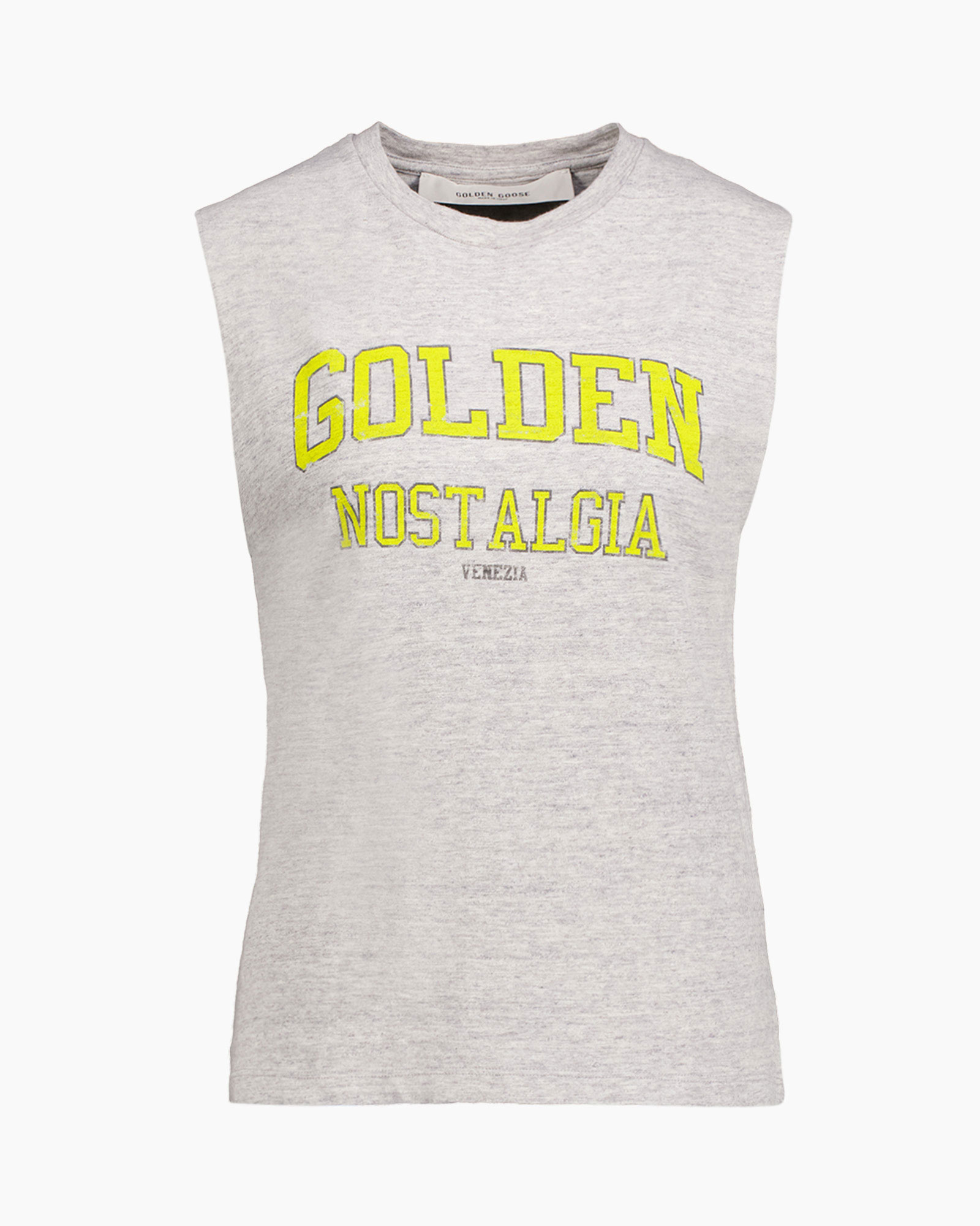 Top Journey W's Slim Cotton Slub Jersey Print Grijs