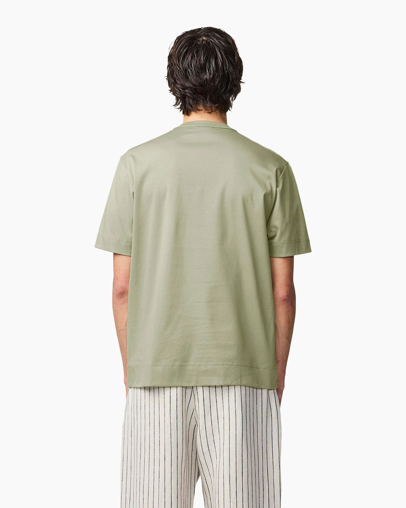 T-shirt Korte Mouw Pedro Emb Ss 3525 licht groen