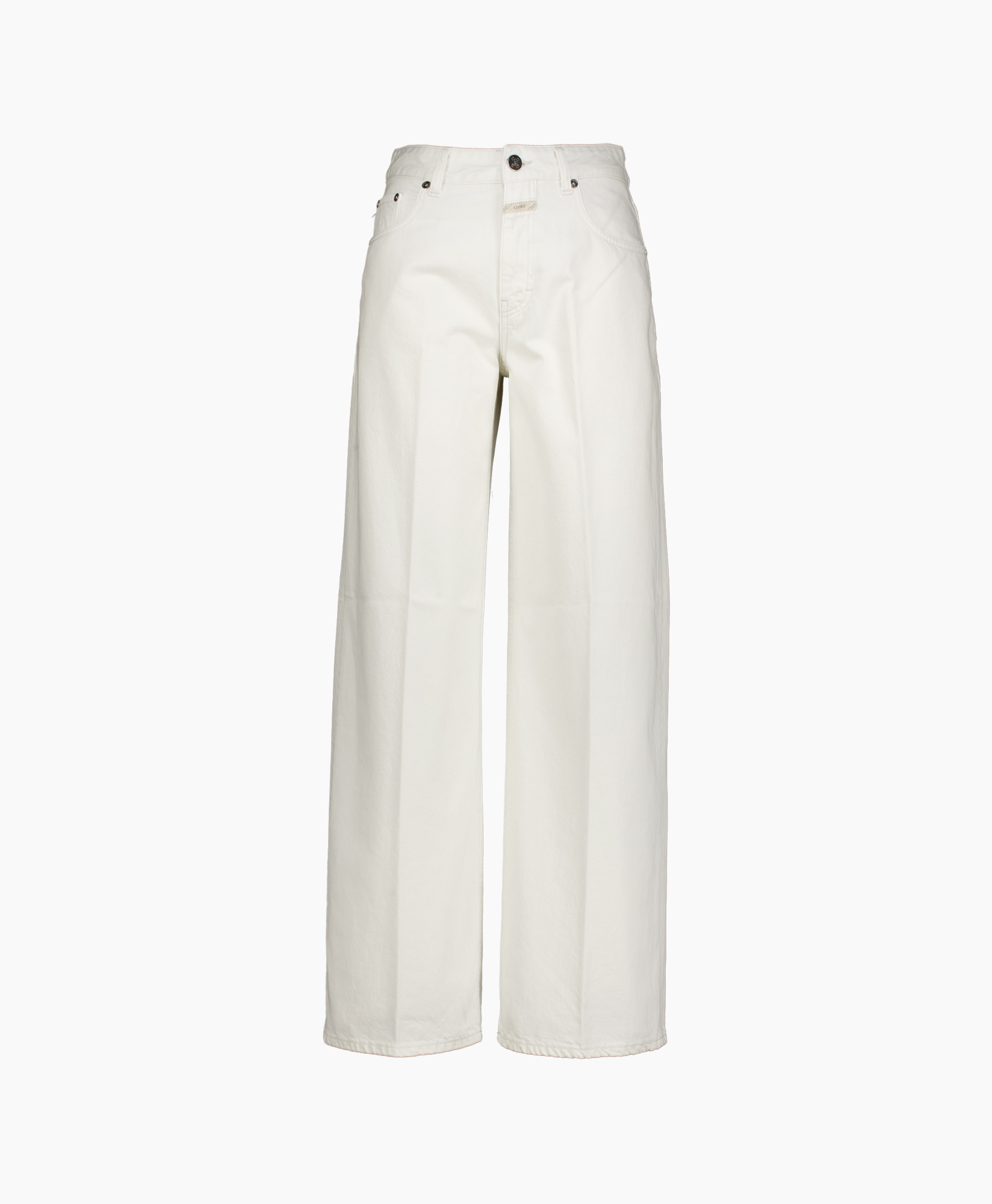 broeken, broek, wijdlopende, wit, denim-achtig