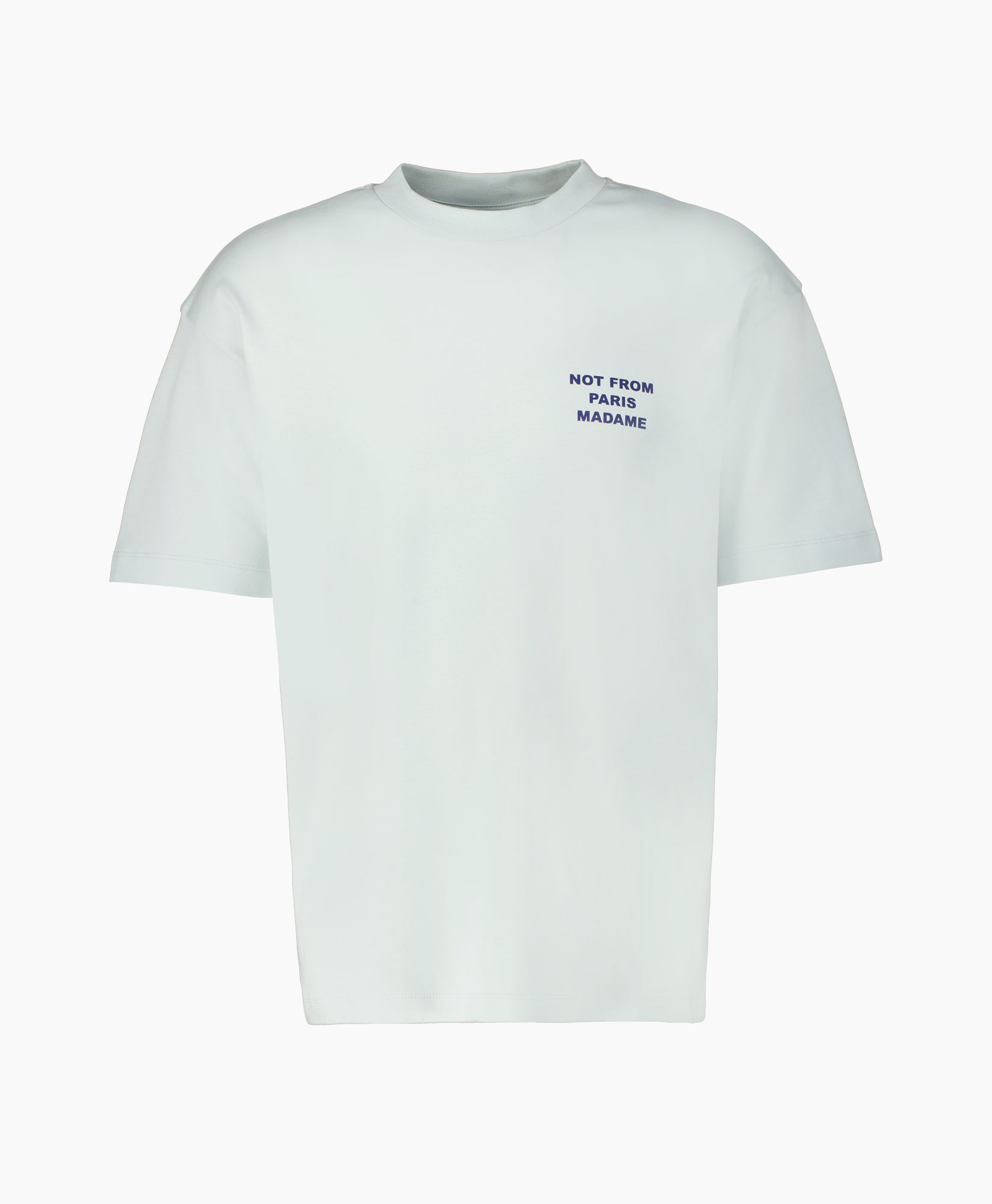 Drole De Monsieur T-shirt Le T-shirt Slogan Blauw
