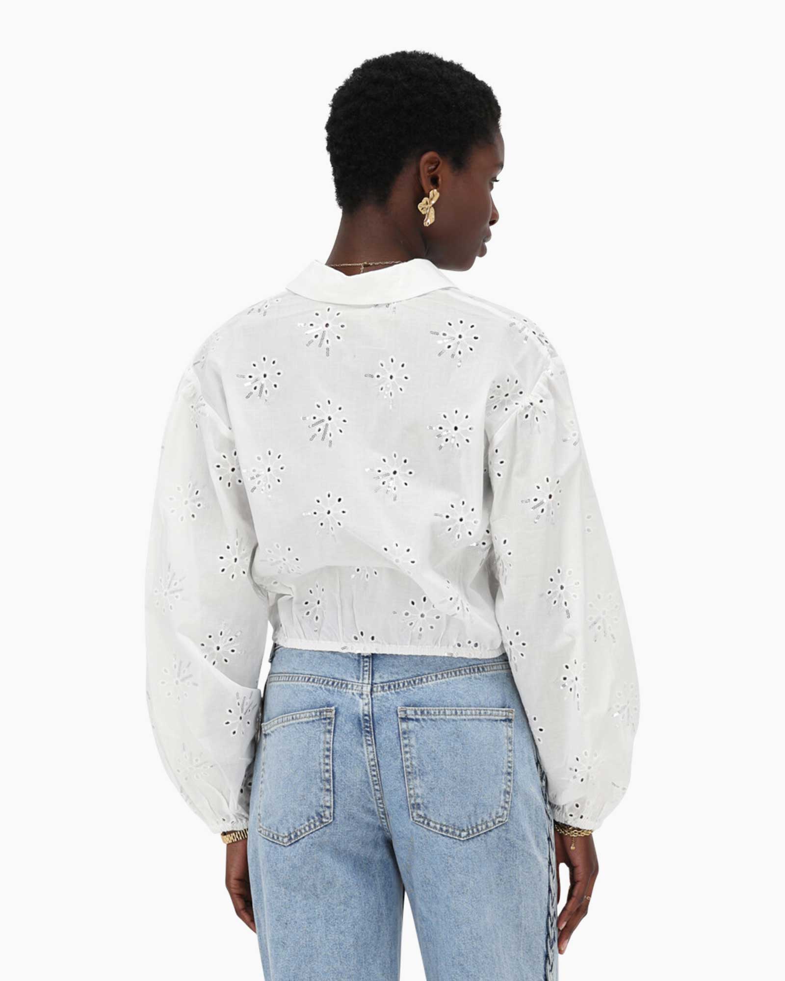Blouse With Sequins Wit