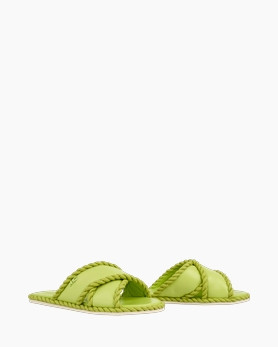 slipper, sandals, open-toe, twisted-strap, foam-sole