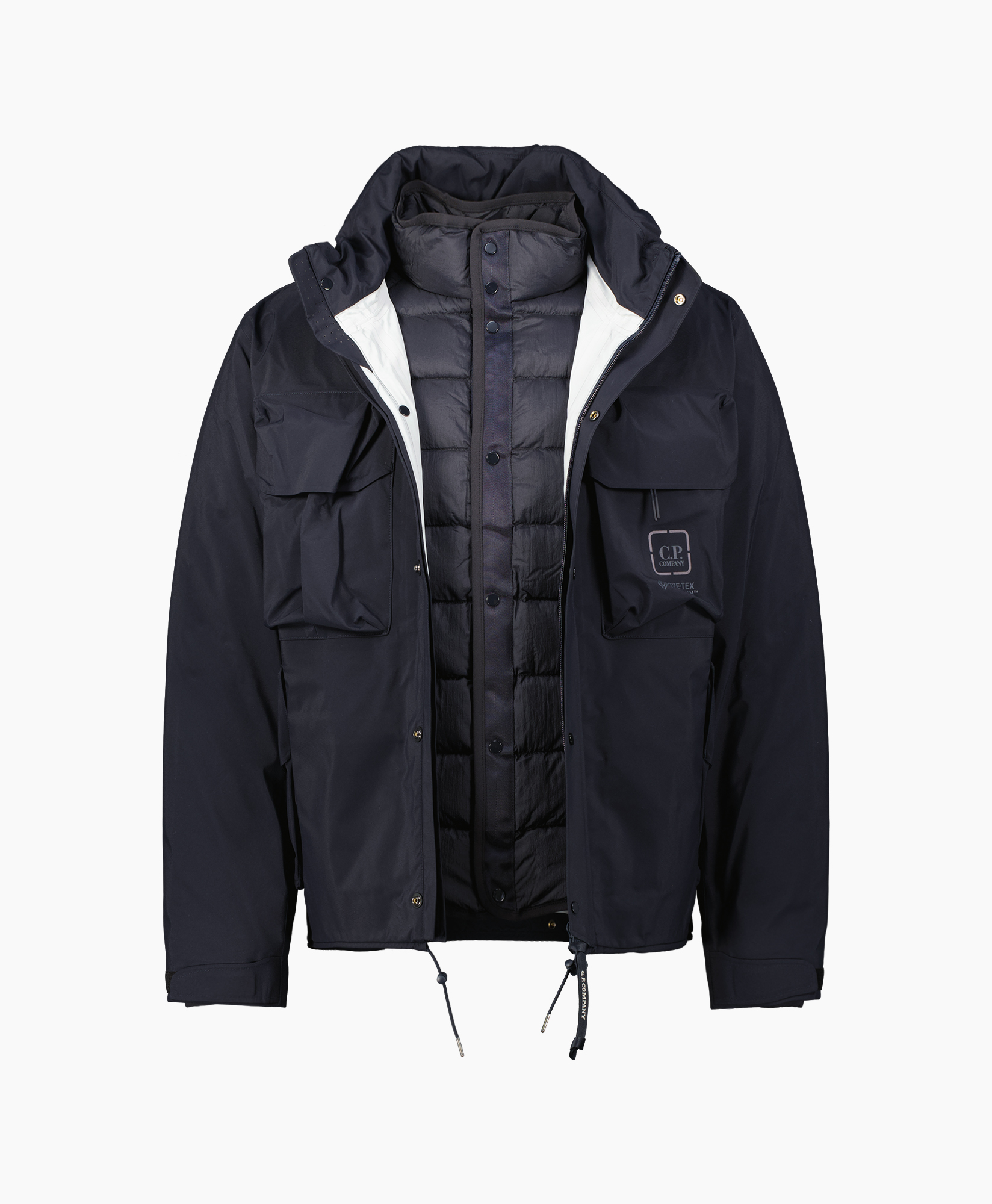 Cp Company Jack Outerwear - Medium Jacket Blauw