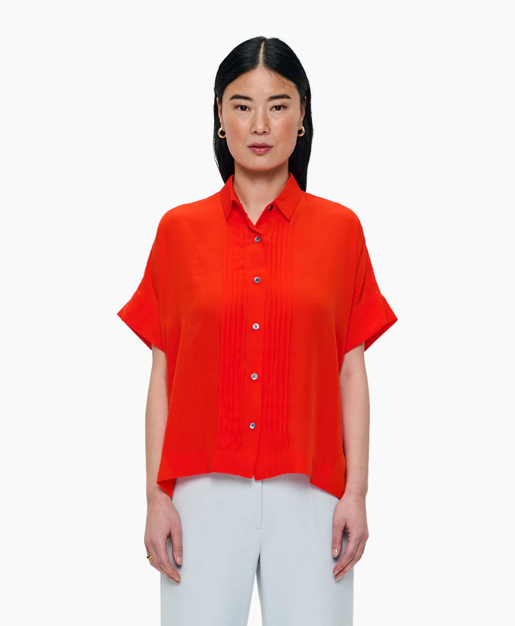 Blouse Techno Silk Rood