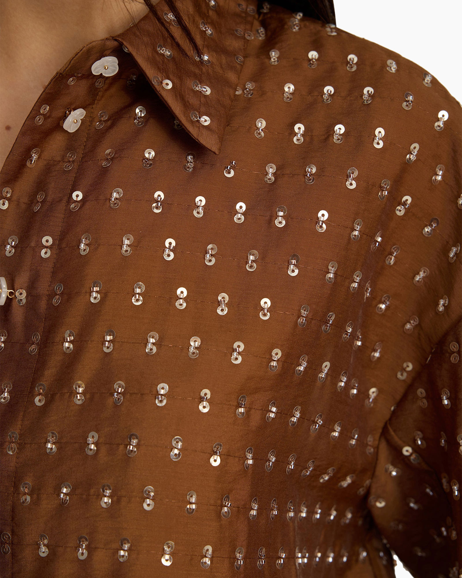 Blouse, Shirt, Long Sleeve, Pattern, Coat