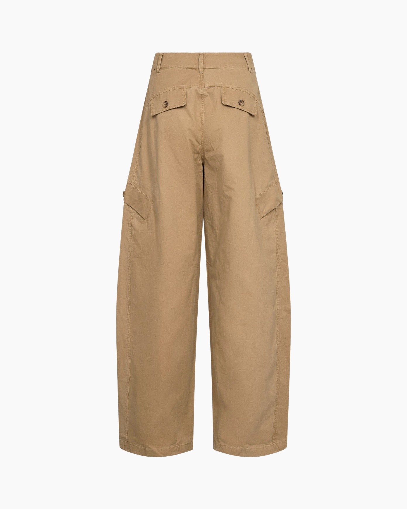 broek, cargo broek, wijd uitlopend, khaki, zakken
