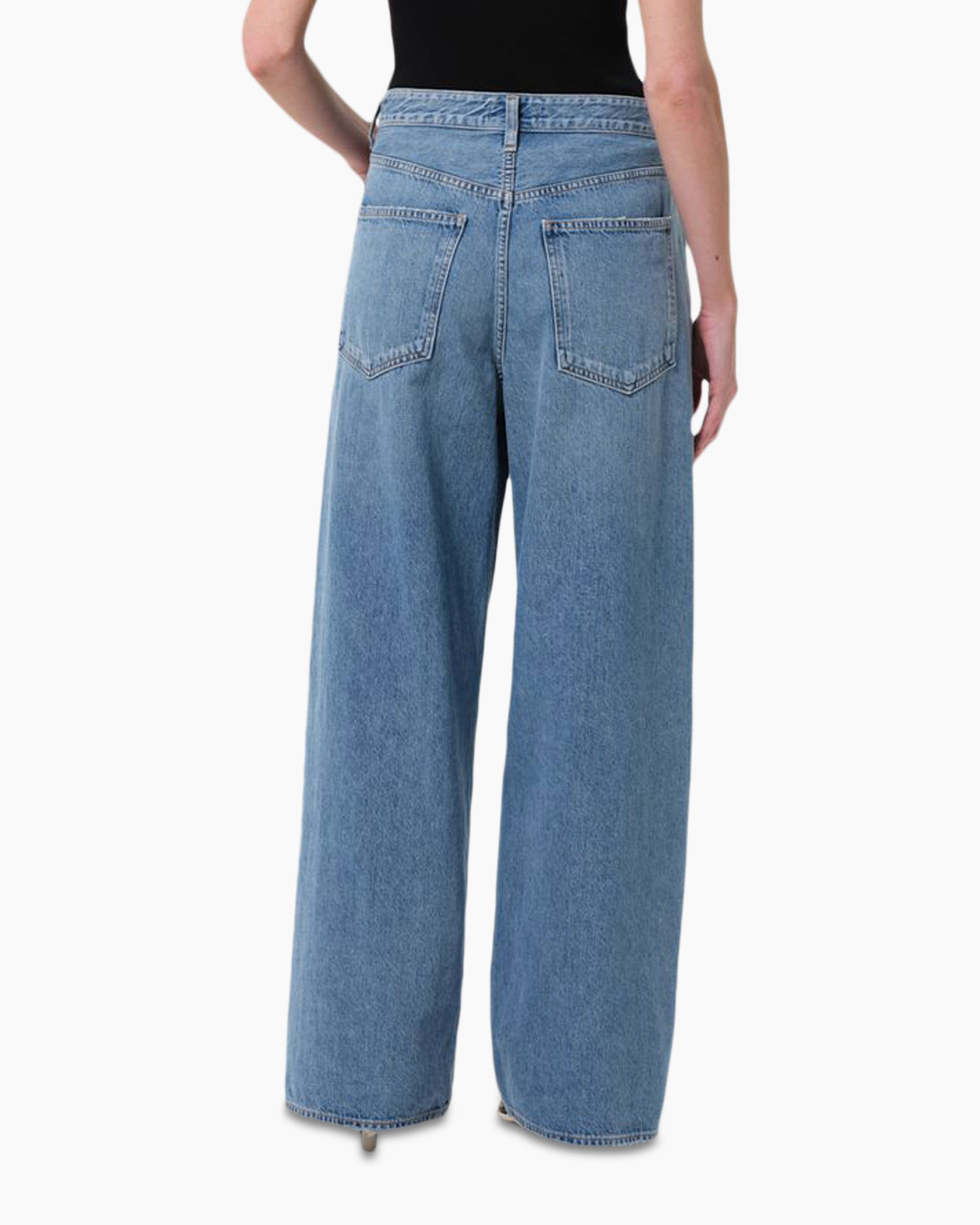 Jeans Vana Fold Blauw