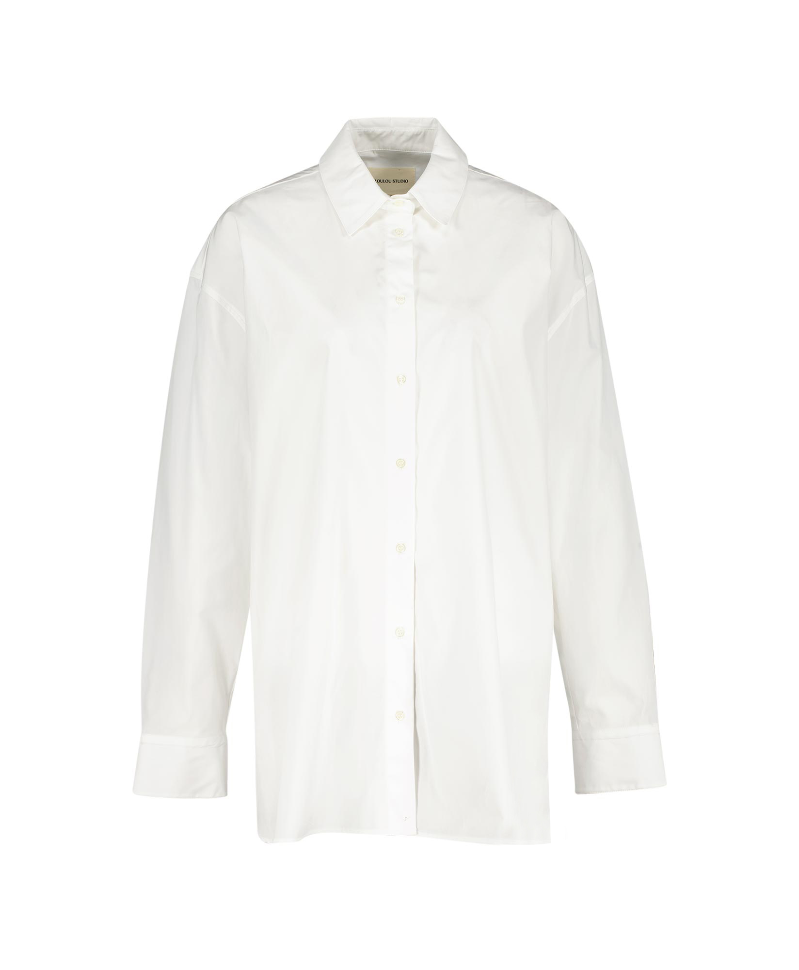 Loulou Studio Blouse Cotton Shirt Wit