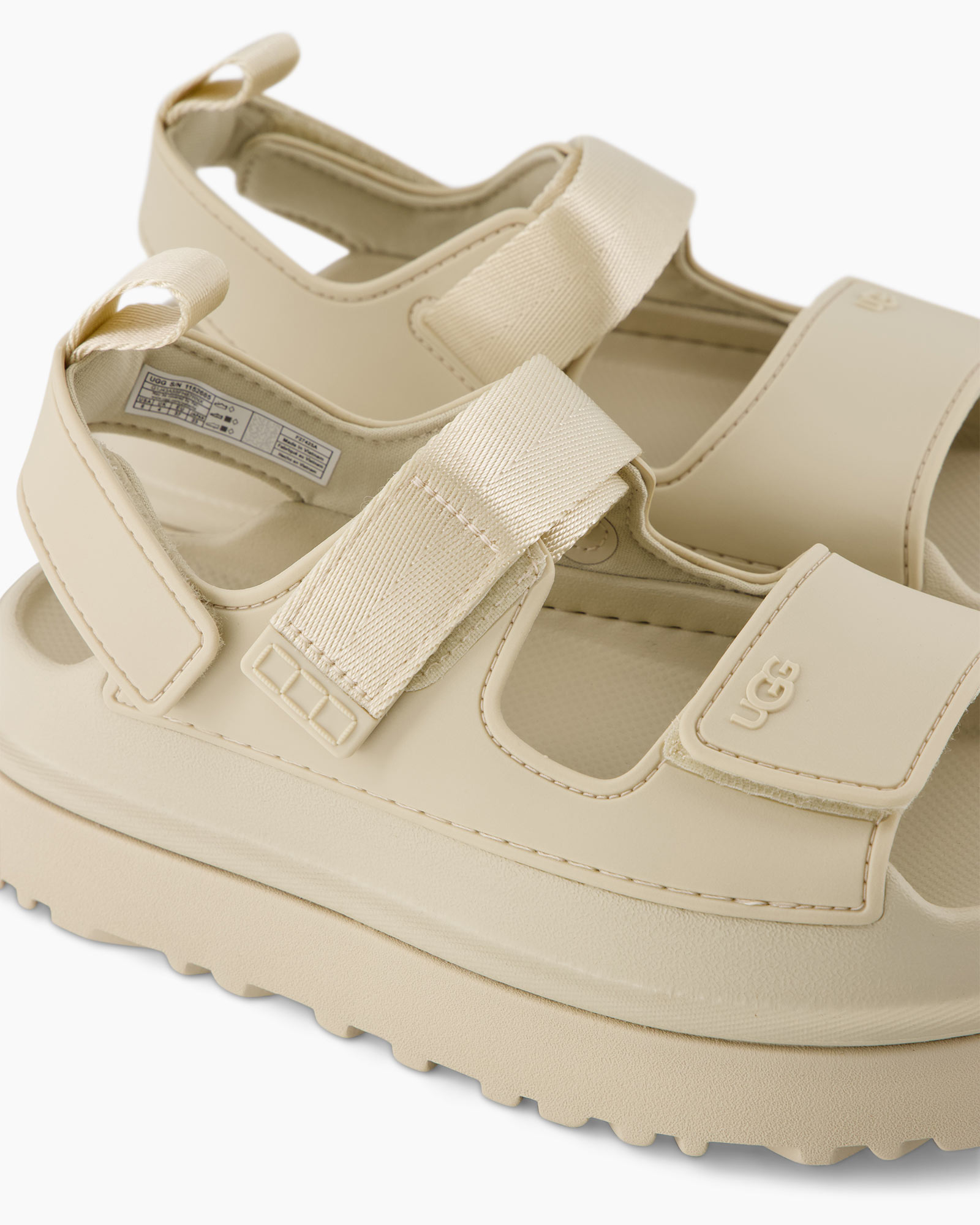 Sandaal Zonder Hak W Goldenglow Beige