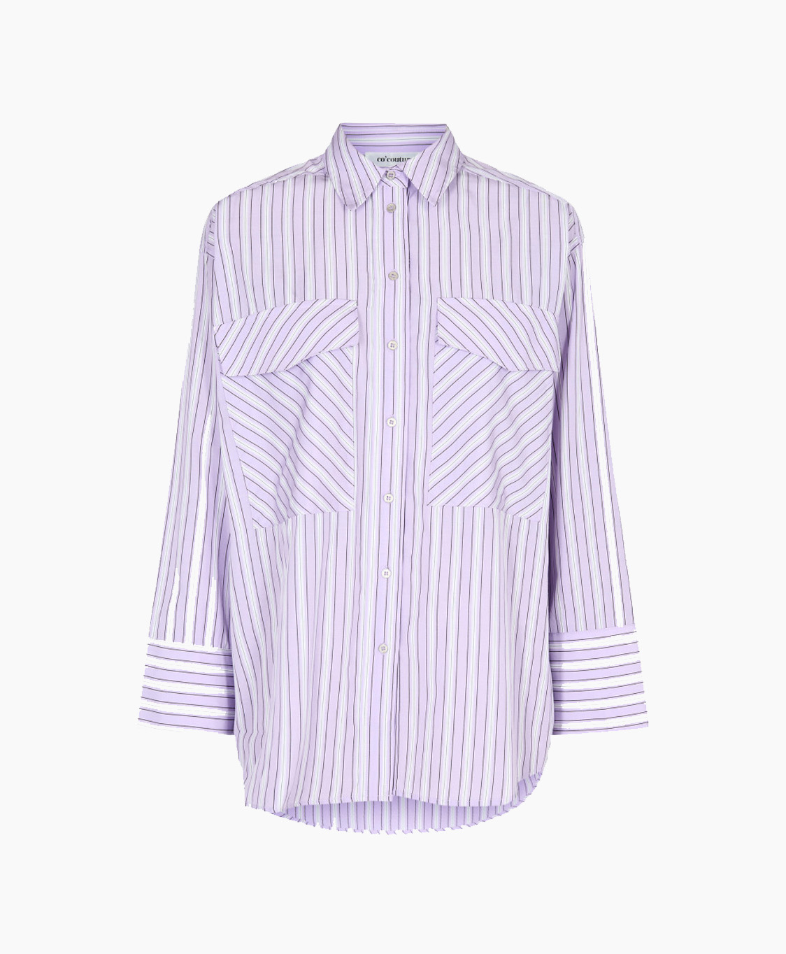 Co'couture T-shirt Bella Stripe Lila