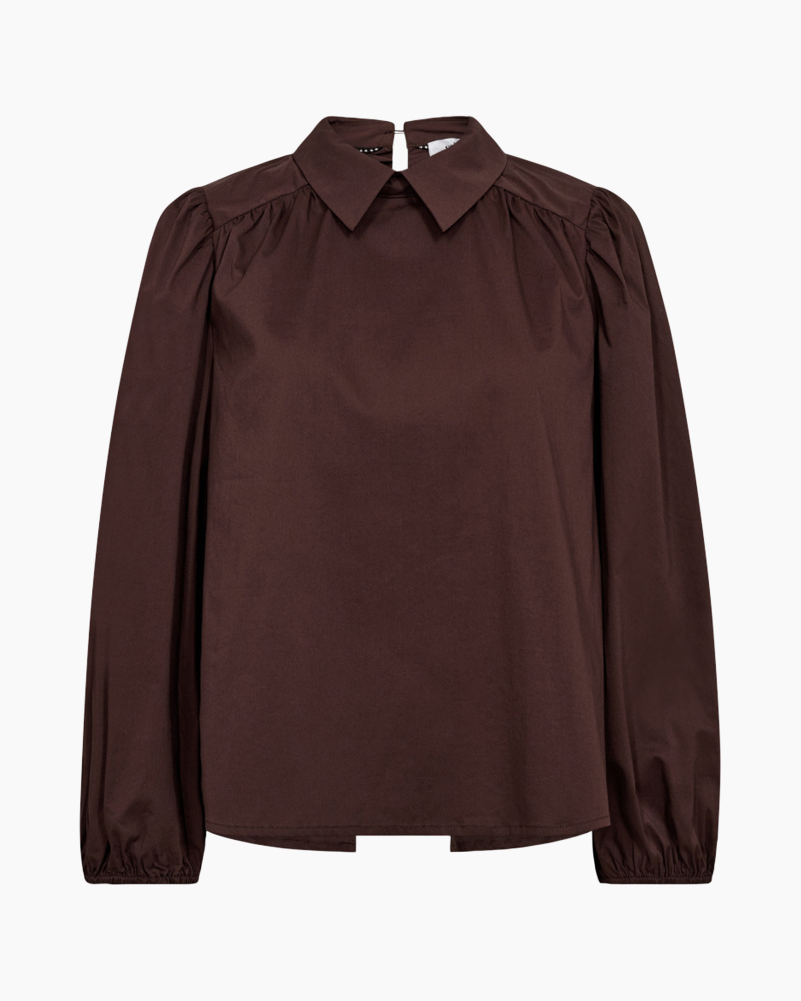 Blouse Sanna Drawstring Donker Bruin