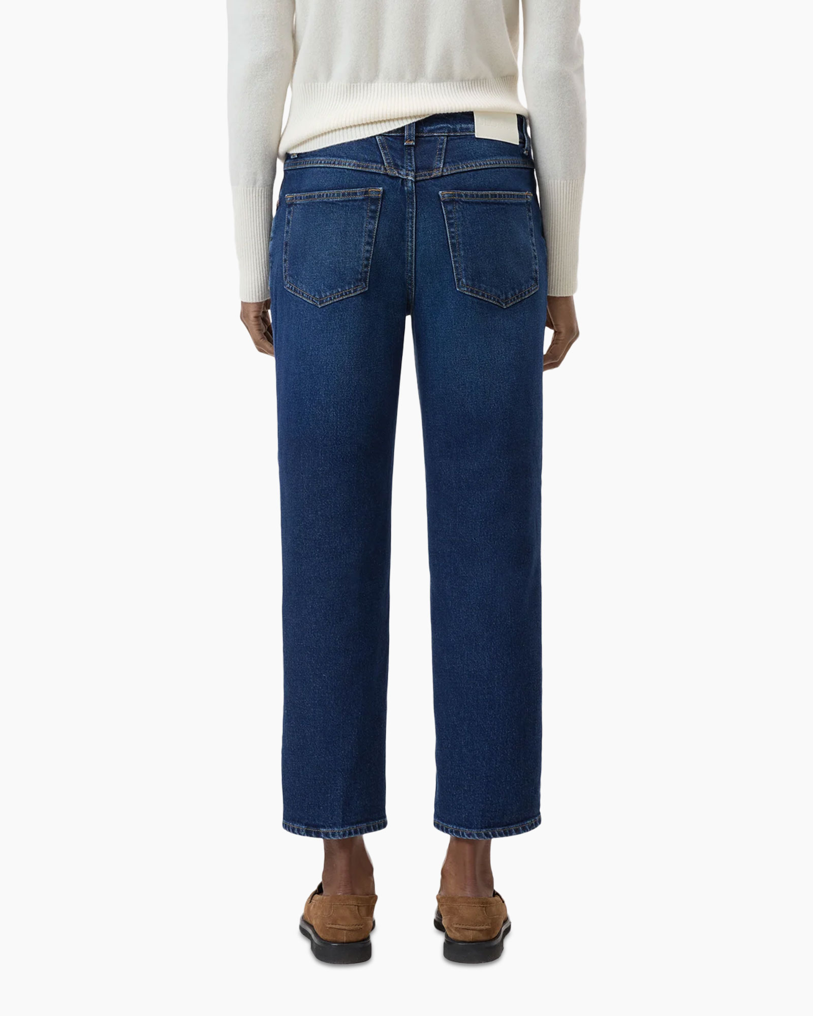 spijkerbroek, blauwe spijkerbroek, denim, rechte pijp, middelhoge taille
