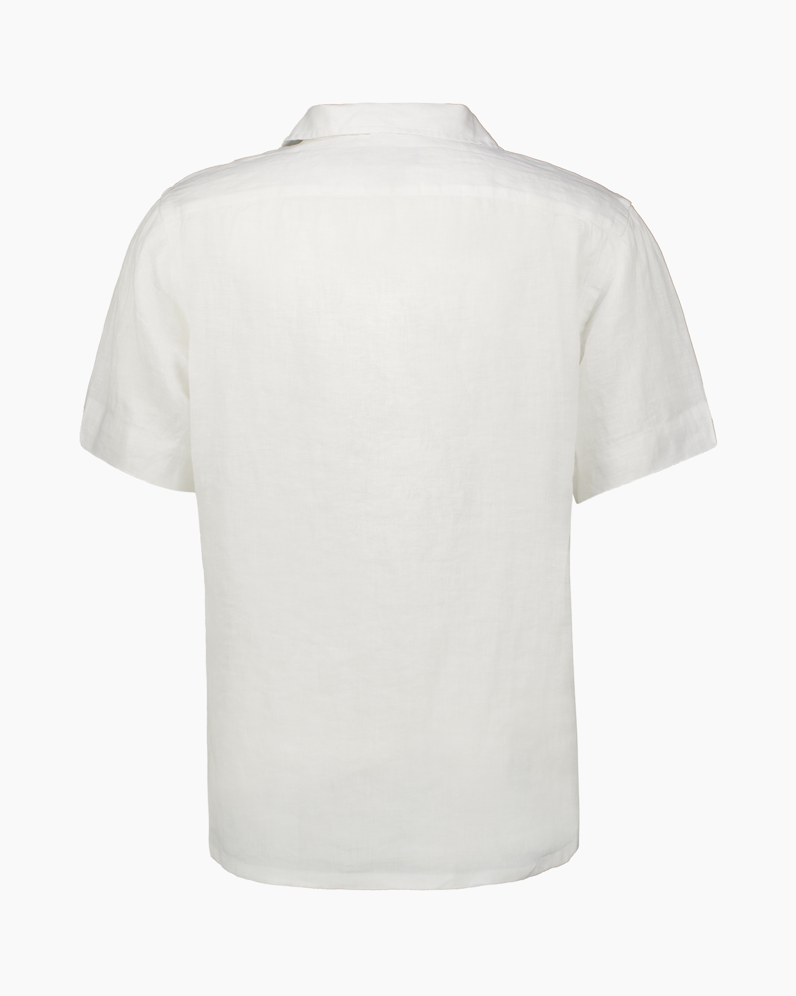 mouwloos, linnen, wit, knopen-mals, polo-logo