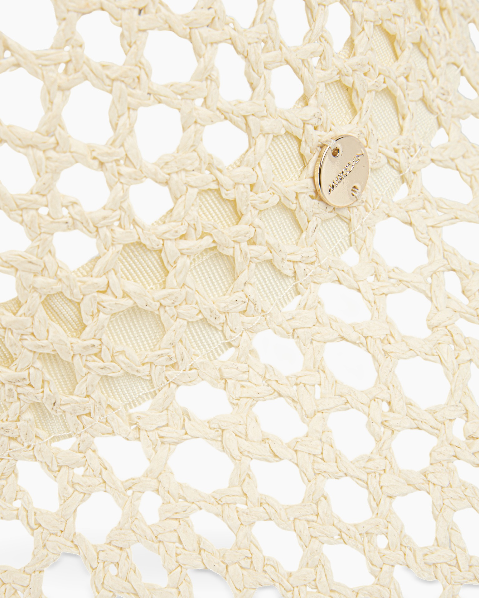 mesh, woven, strap, beige, knit