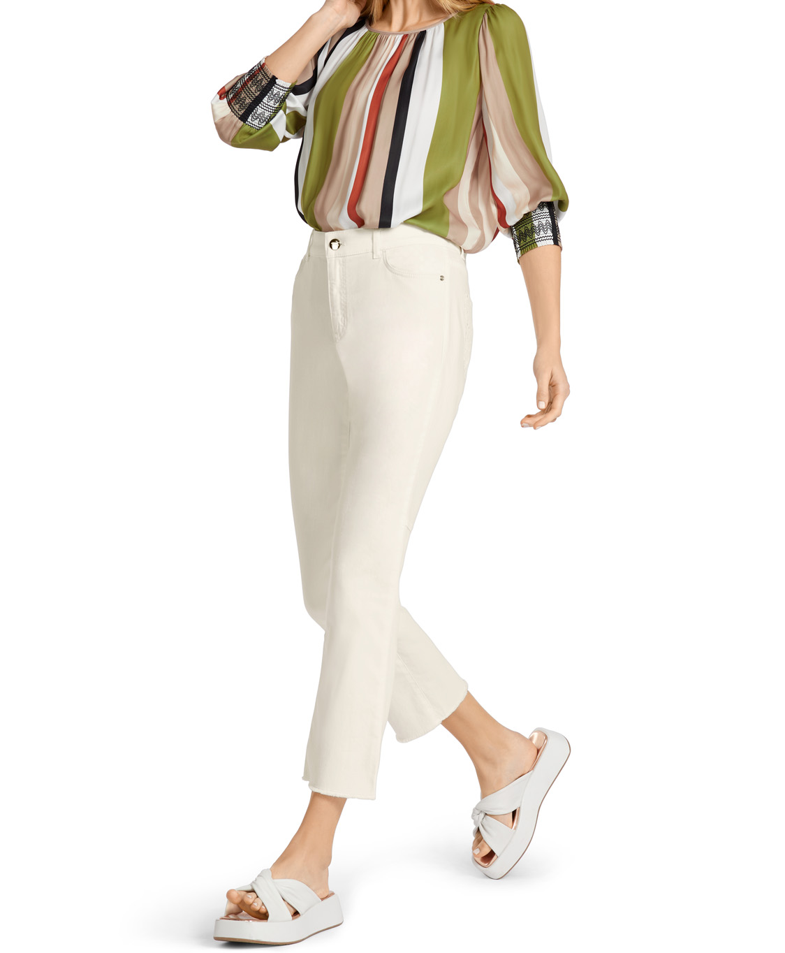Marccain Collectie Jeans Uc 82.14 D69 Off White