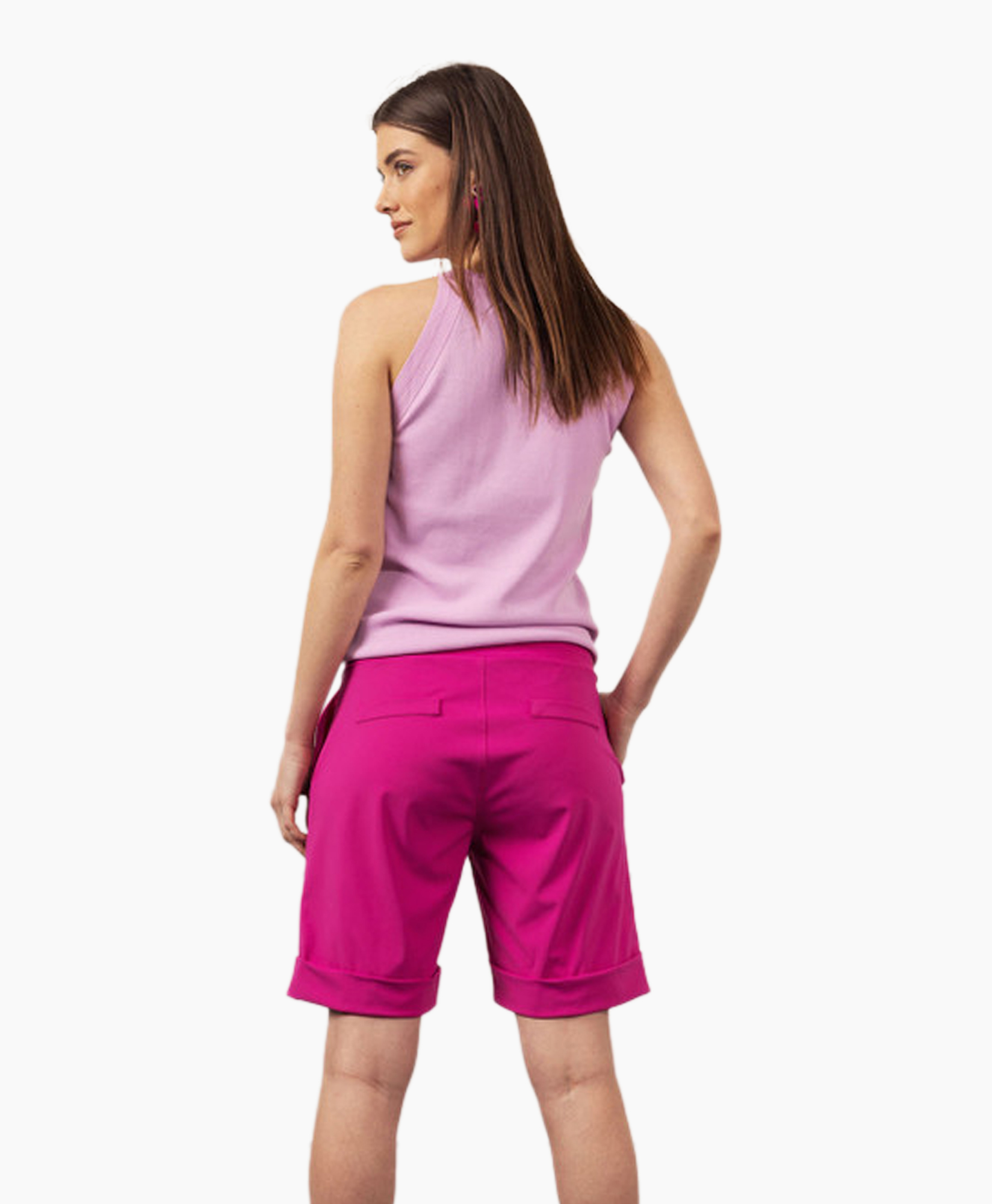 Top Feline Halter Top Roze