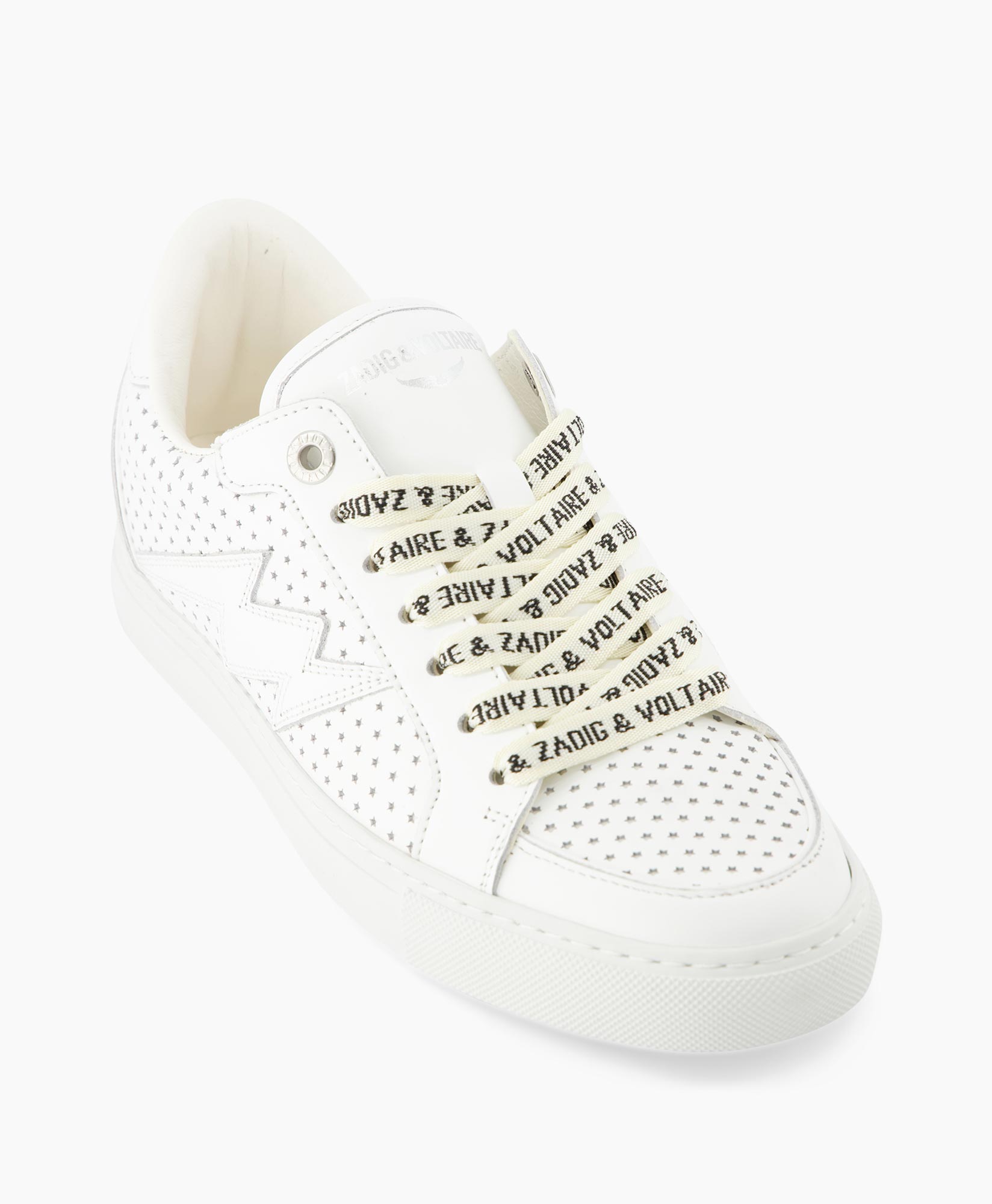 kant Keer terug Verwijdering Zadig & Voltaire Sneaker Swsn00407 Wit