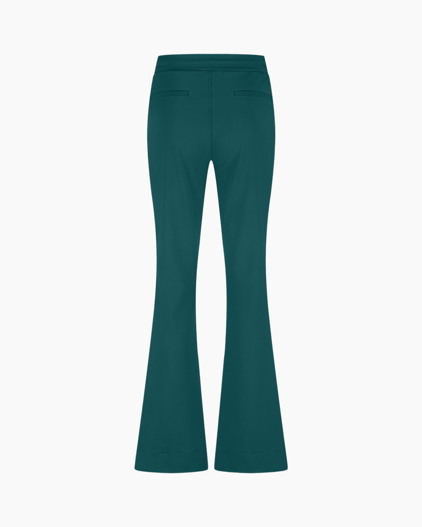 Broek Flair Bonded Drawstring Trousers midden groen