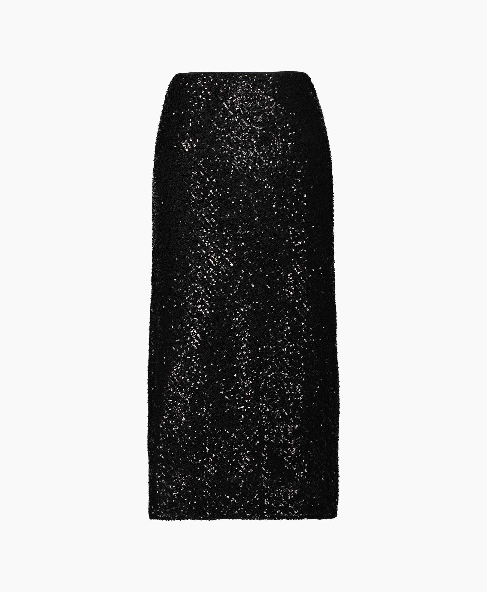 Rok Brown Glitter Zwart