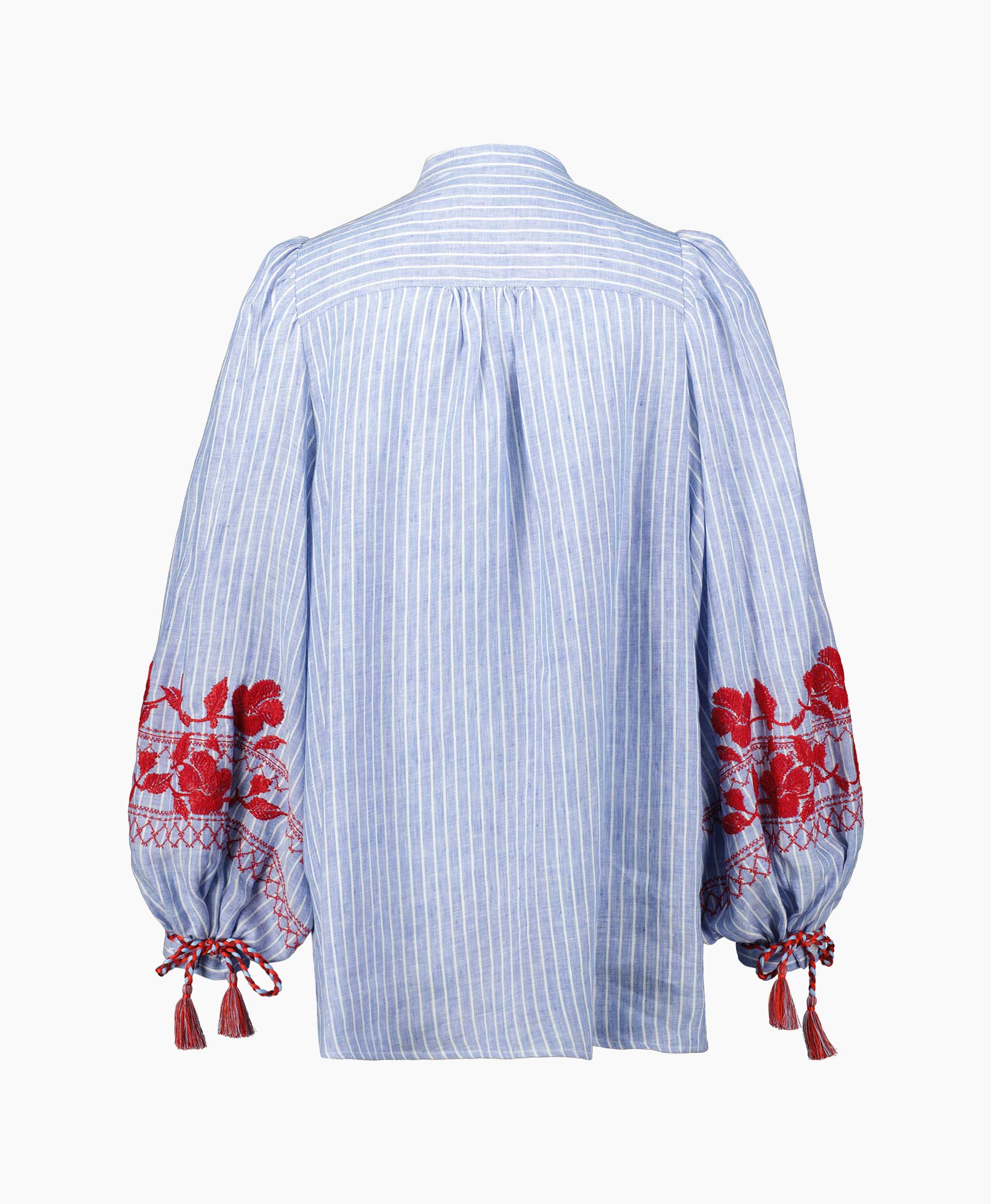 Maxmara Weekend Blouse Legno Blauw dessin