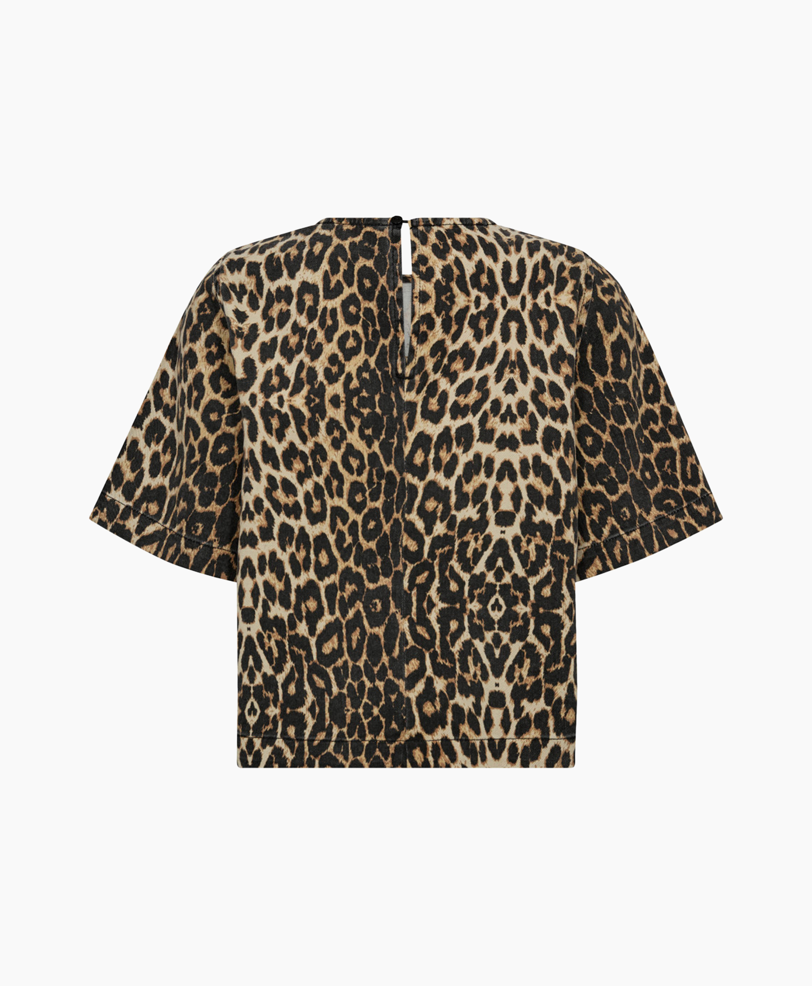 Blouse Leo Denim Licht Bruin