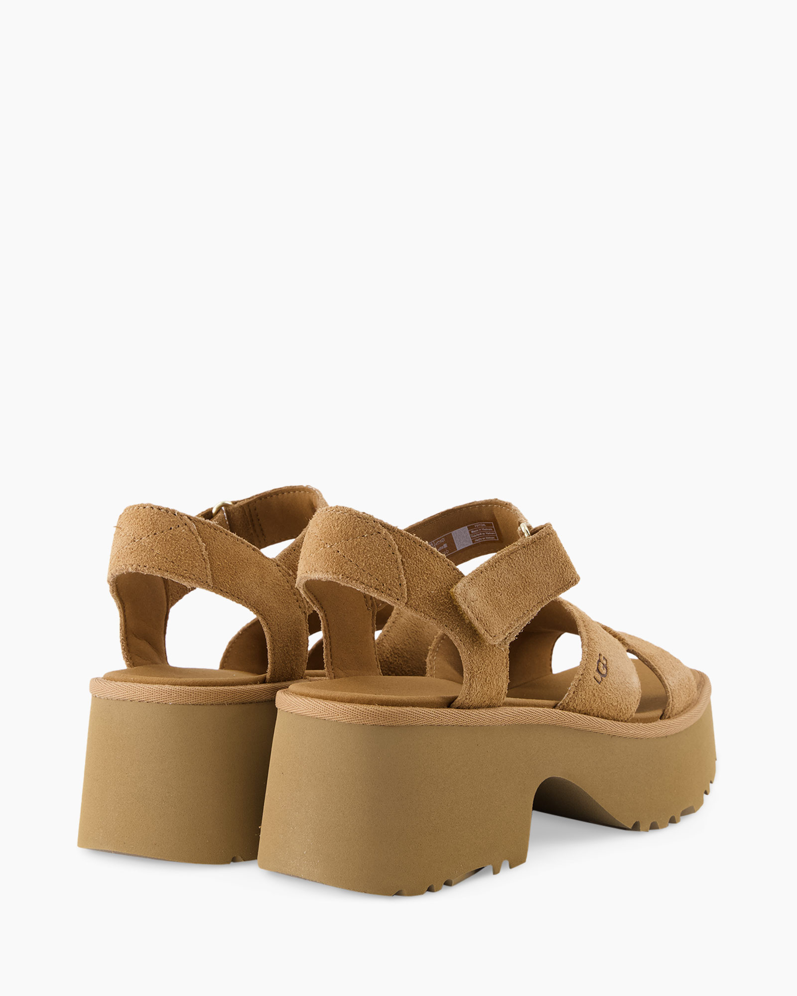 Sandaal Met Hak W New Heights Ankle Strap Camel