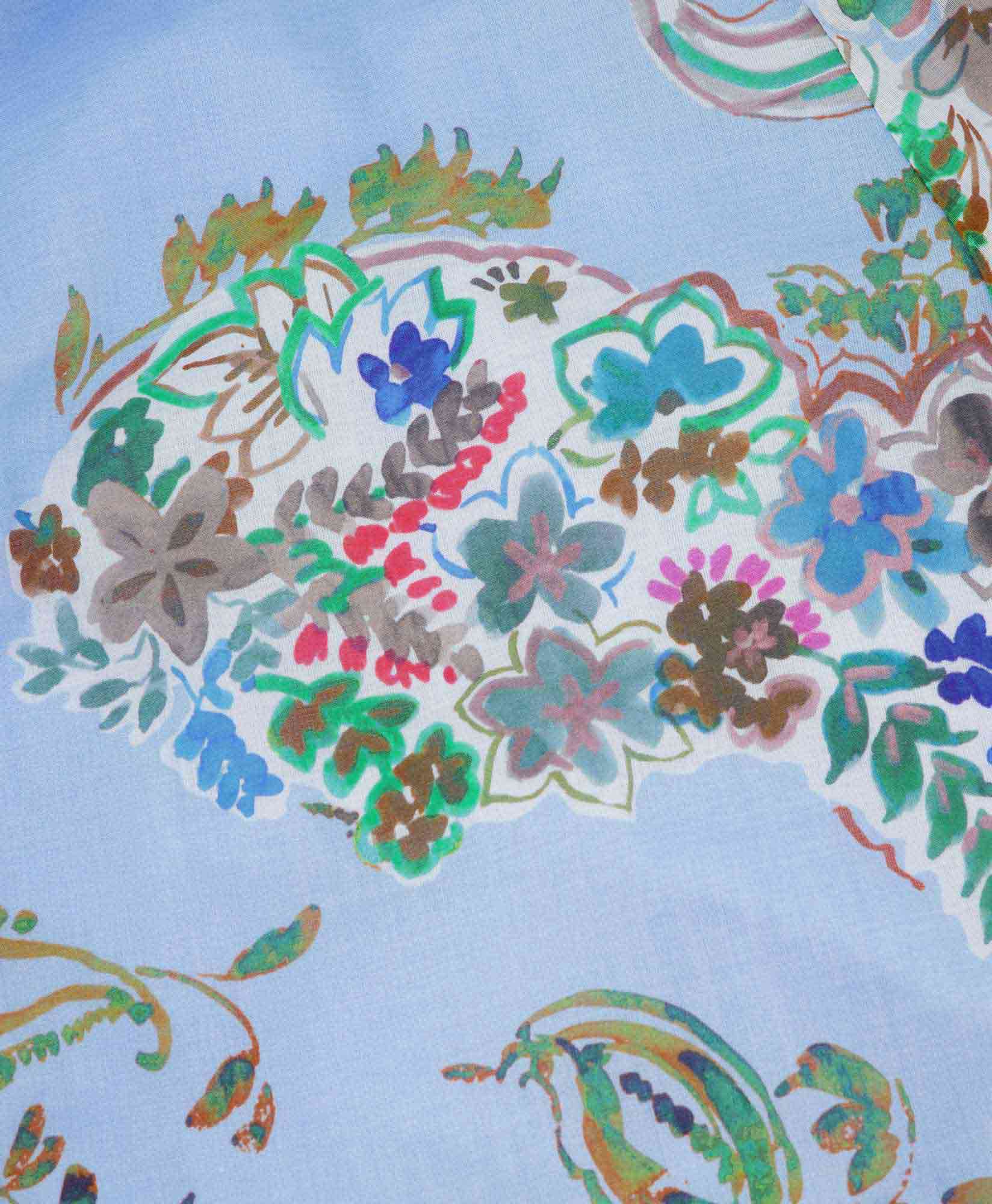 Riani Jurk 346690-4129 Blauw dessin
