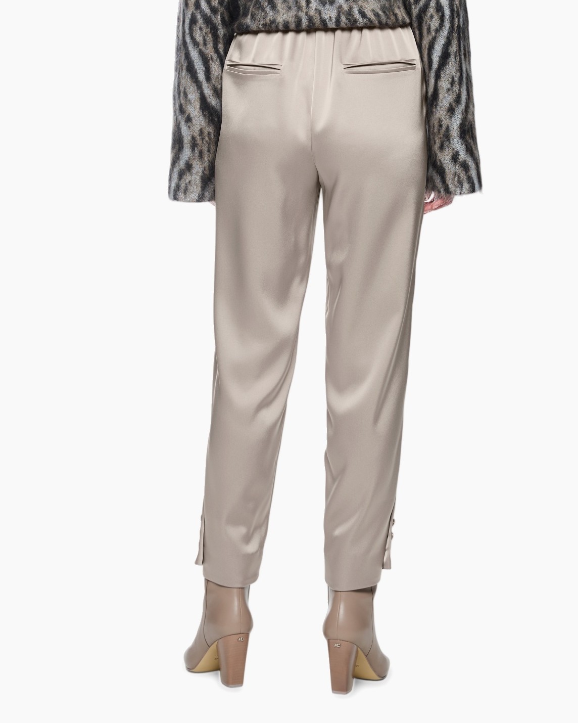broeken, broek, beige, slacks, enkellengte