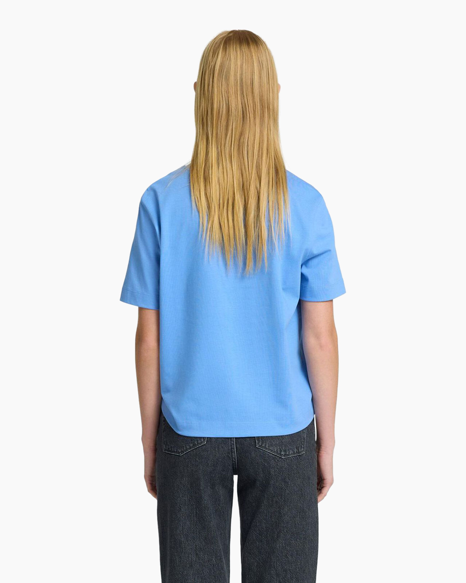T-shirt Korte Mouw Essential Ss  Boxy Tee Noos Blauw