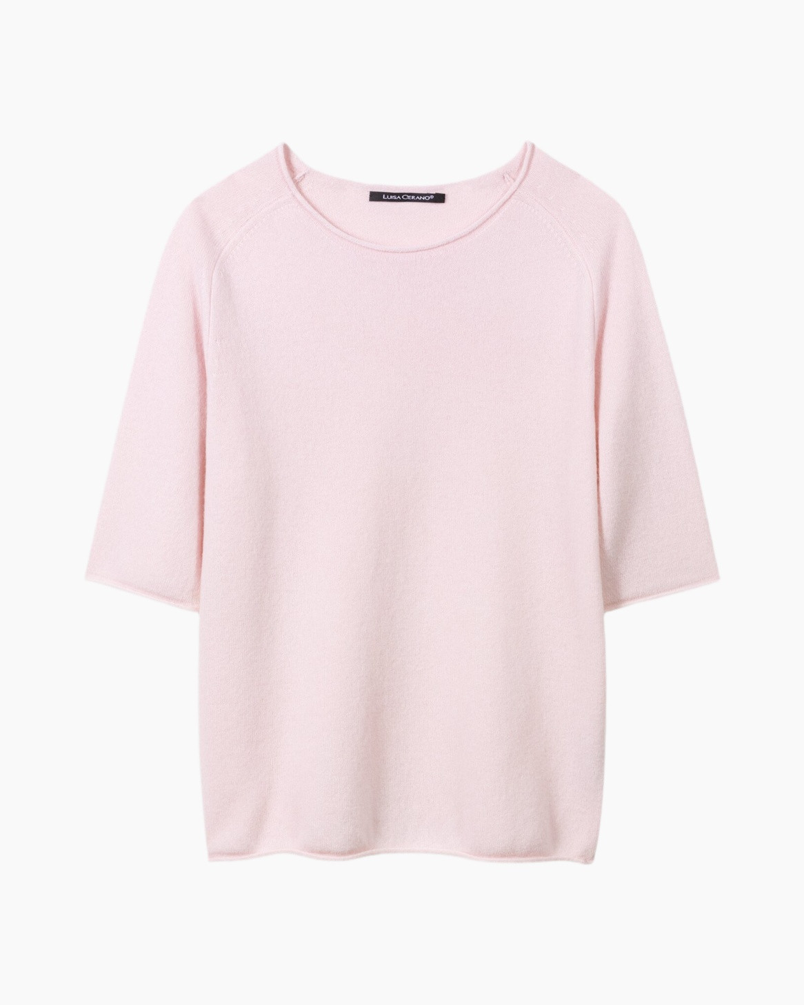 top, pullover, pink, knit, loose-fit