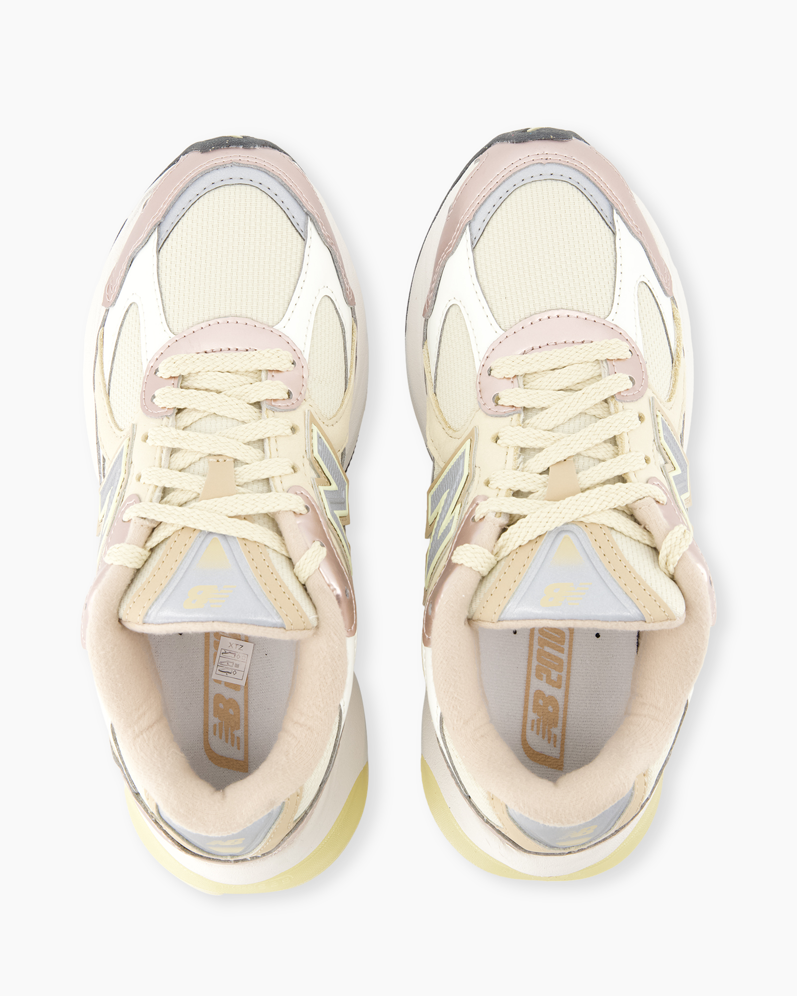sneakers, schoenen, crème, beige, veterschoenen