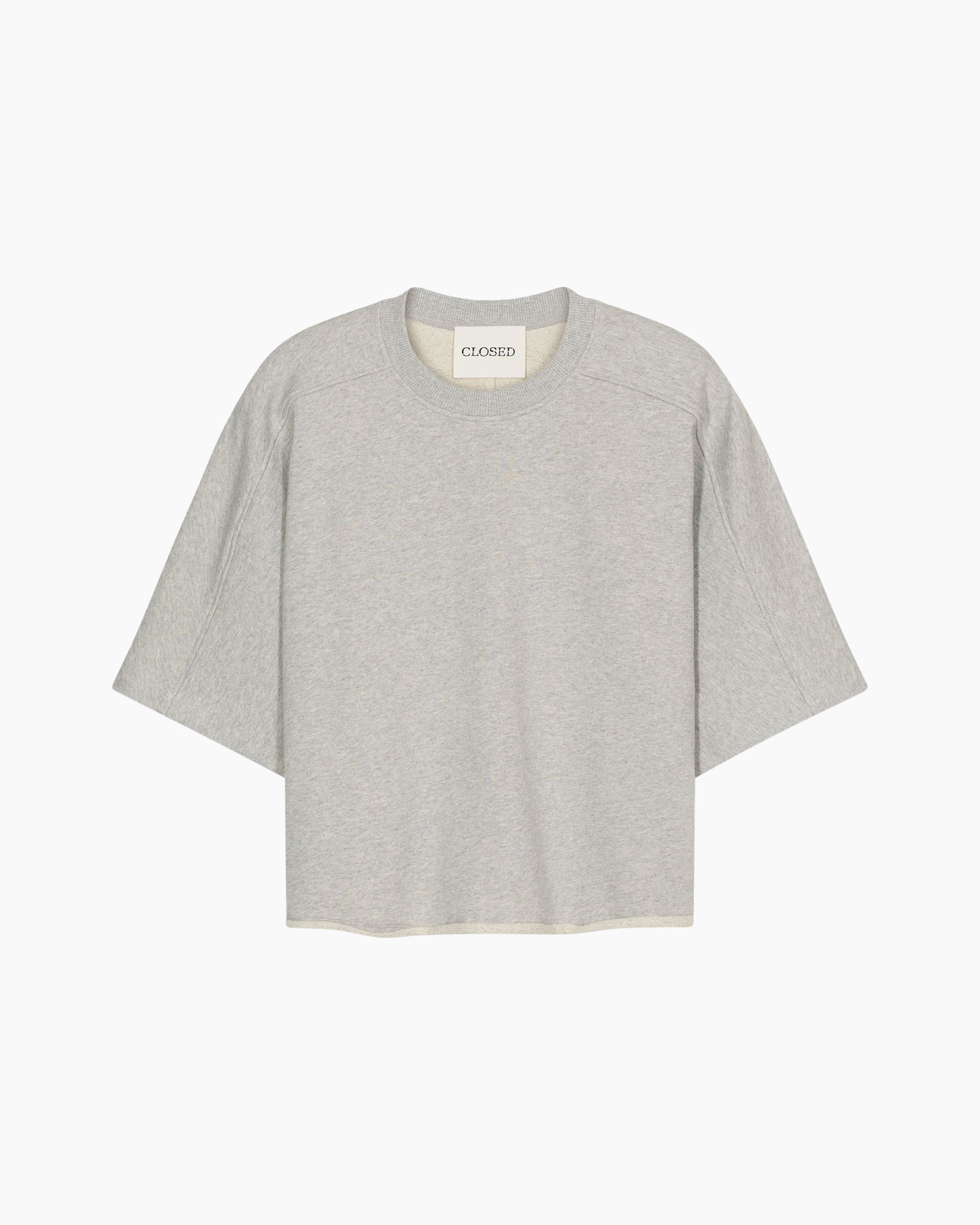 t-shirt, linen, gray, short-sleeve, crewneck
