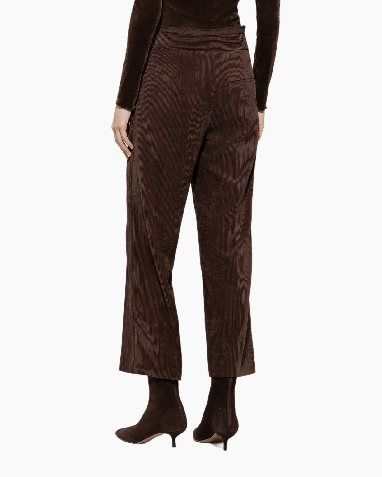 Broek 628848/3556-0 midden bruin