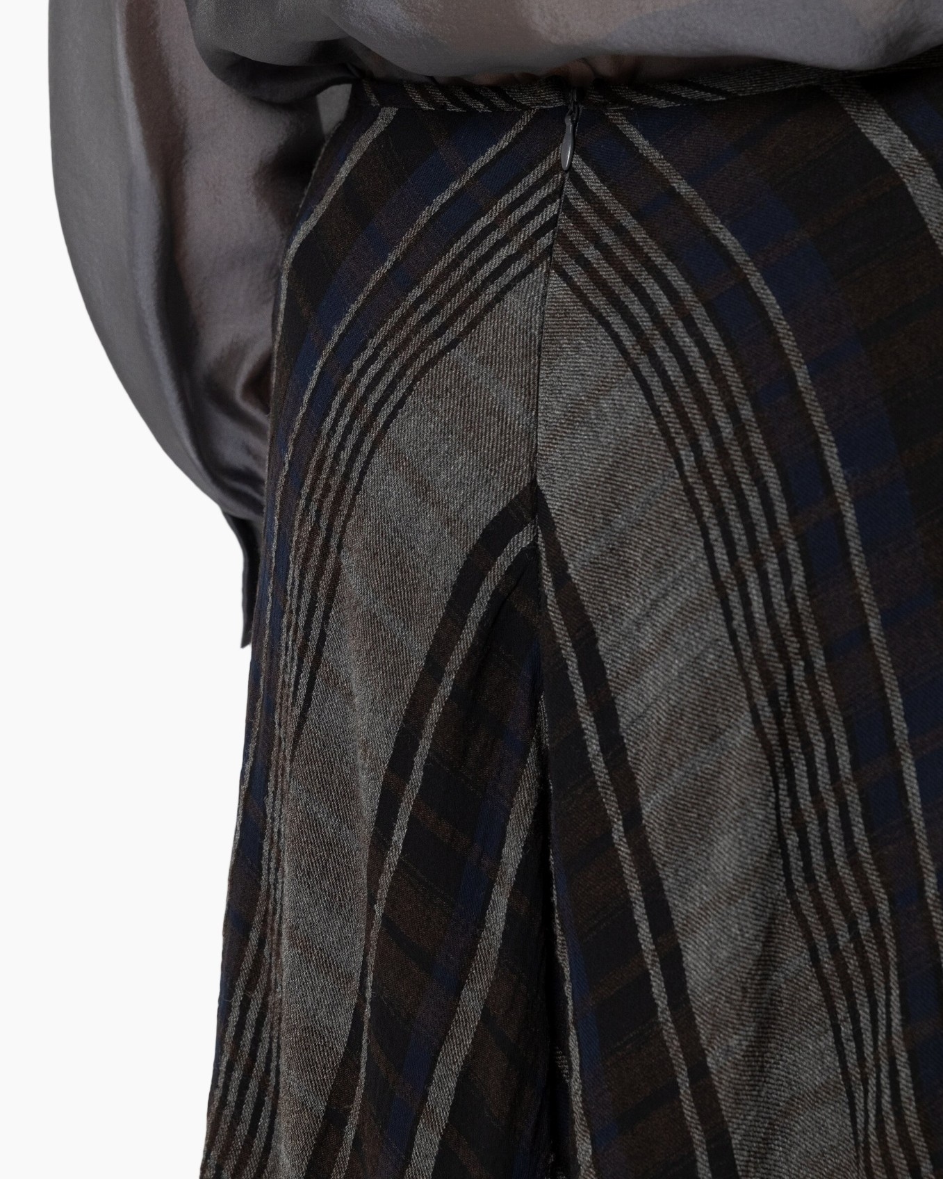 geruit, twill, japon, rok, wrap