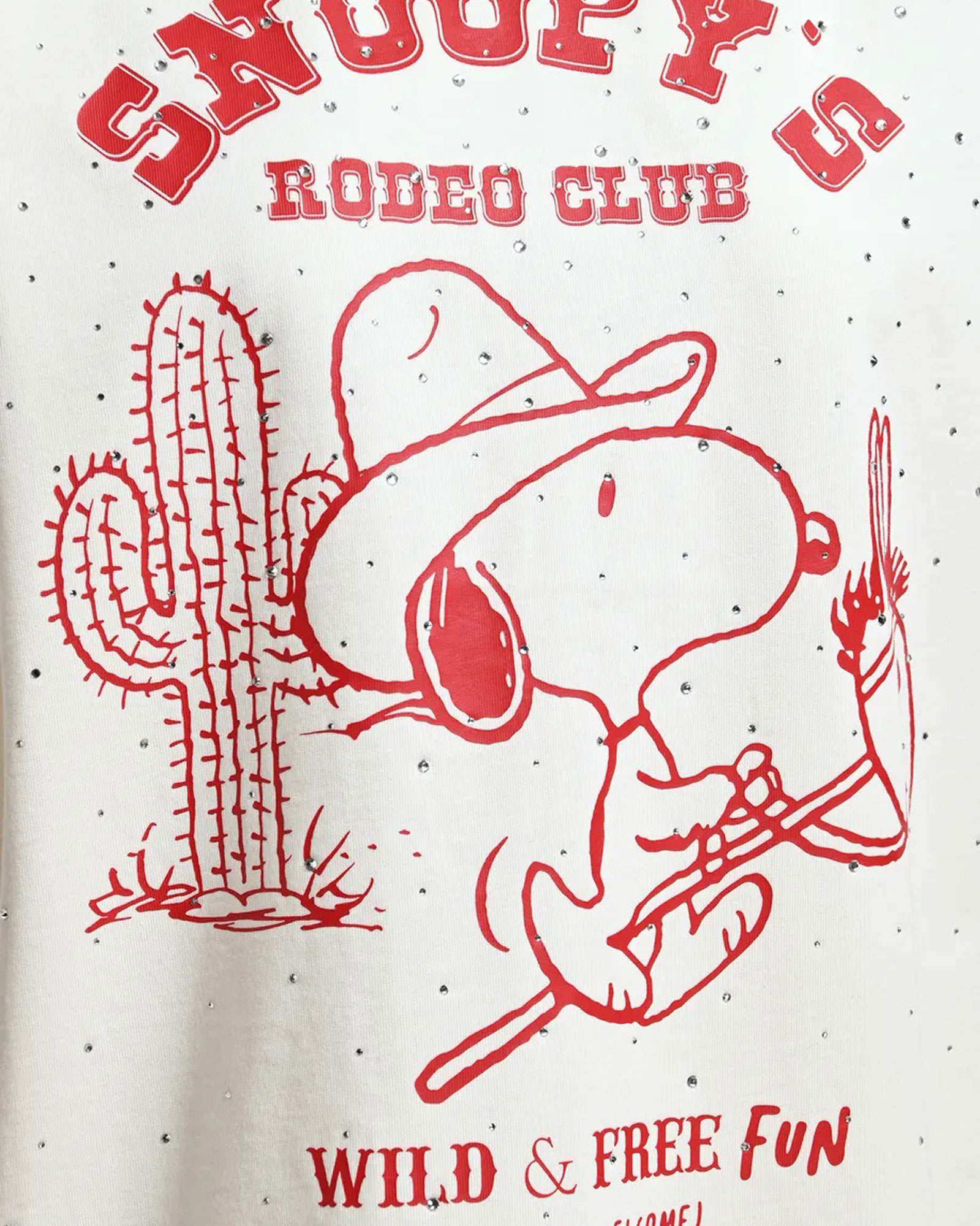 t-shirt,  Snoopy,  rodeo club,  cactus,  wild & free fun