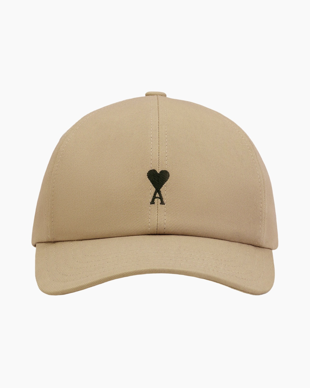 baseball cap, beige, cotton, solid color, embroidery